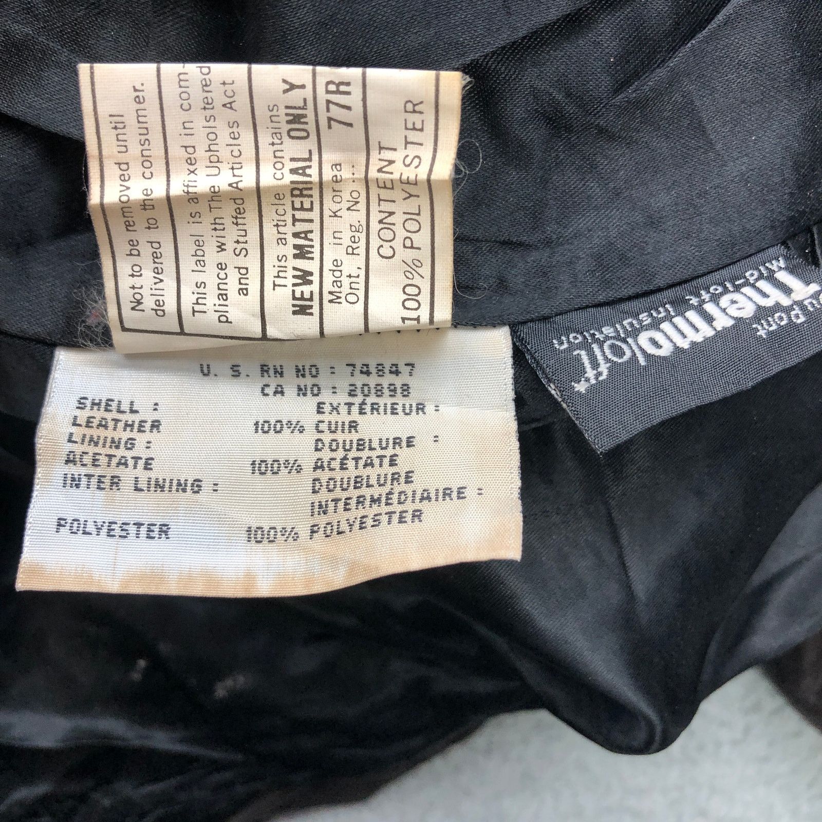 Andrew Marc Andrew Marc Thermoloft Insulated Leather Jacket Men S Brown Size US S / EU 44-46 / 1 - 6 Thumbnail