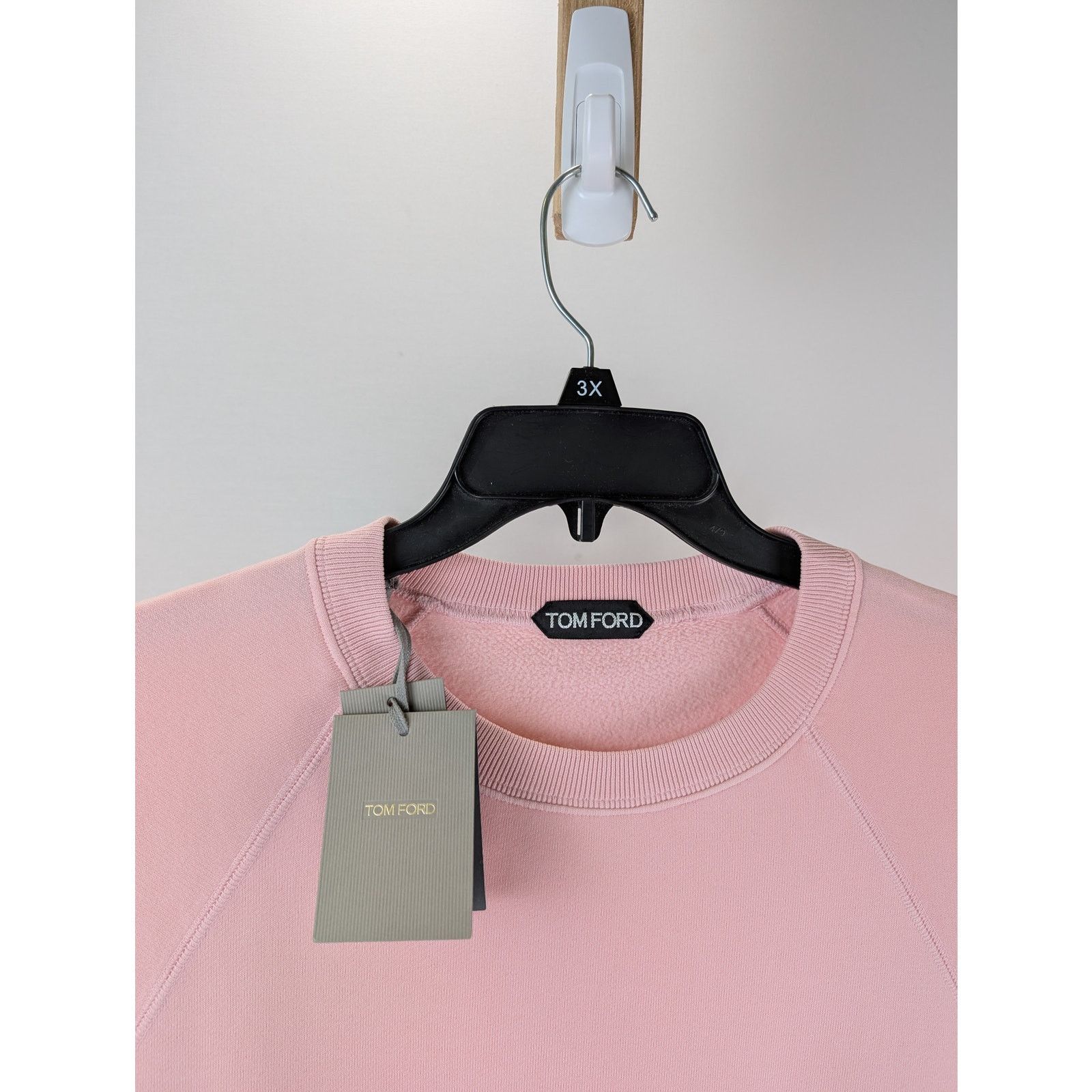 Tom Ford o1rshd1 Cut And Sewn Crewneck Sweatshirt in Pink Size US M / EU 48-50 / 2 - 5 Thumbnail