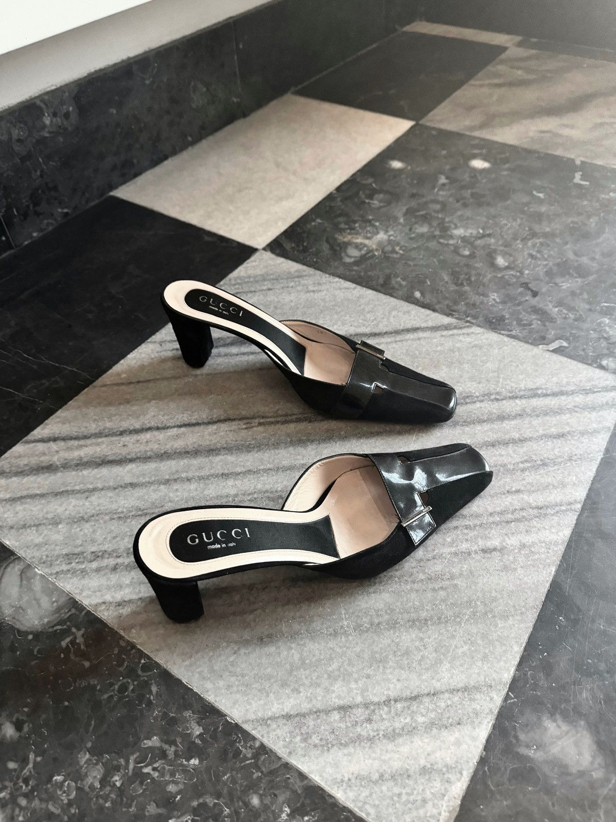 Gucci Tom Ford for Gucci Era Leather Mules with Heels Size US 9 / IT 39 - 4 Thumbnail