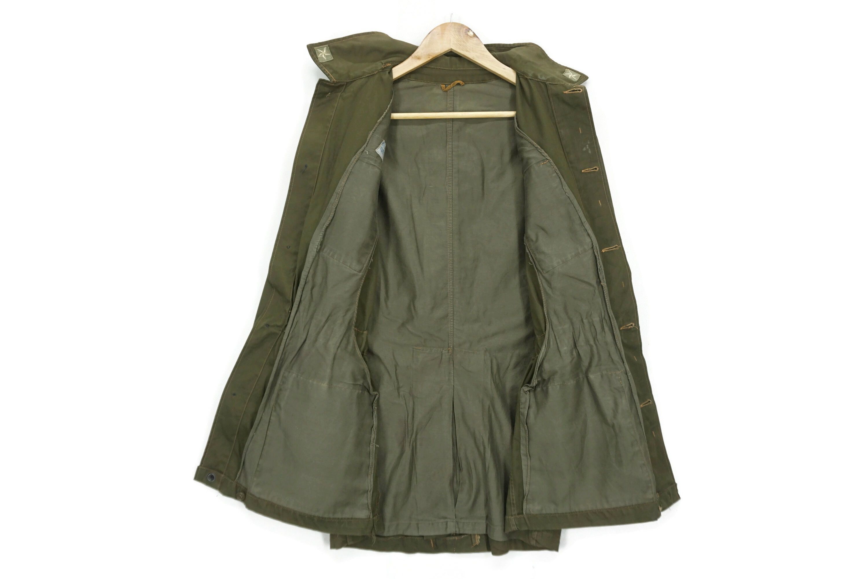 Vintage Panzera and Bove Caserta Italy 11-9-1973 Army Field Jacket Size US M / EU 48-50 / 2 - 2 Thumbnail