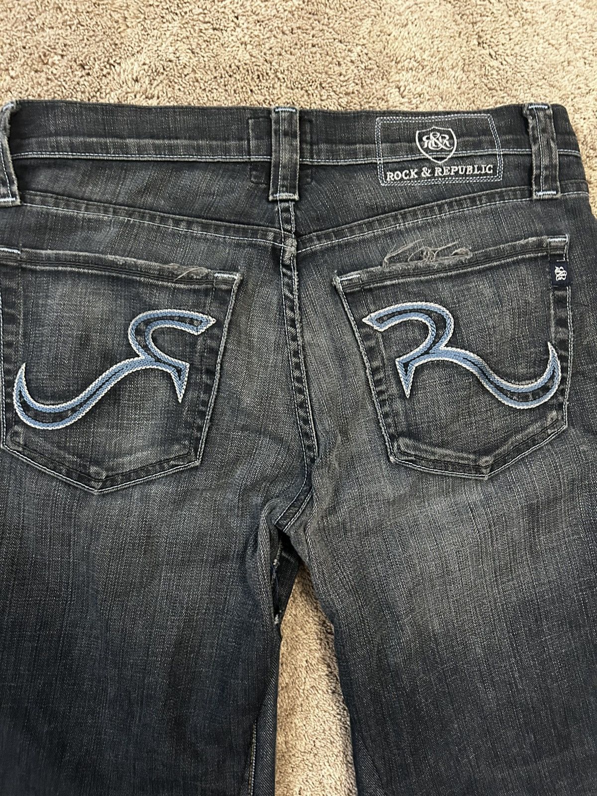 Affliction × Rock & Republic × Tapout Flared Rock & Republic jeans Size 31" - 2 Thumbnail