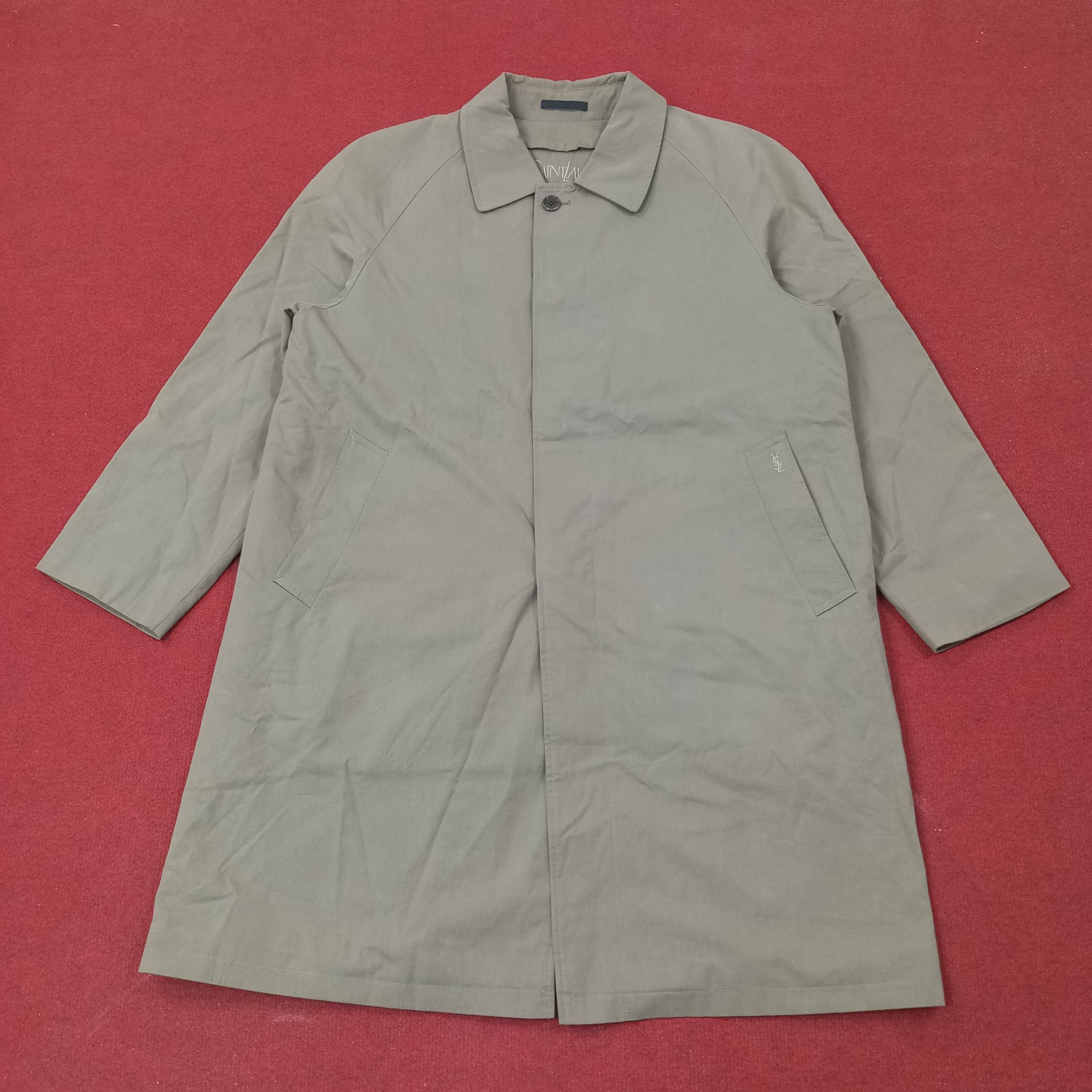 Yves Saint Laurent Yves Saint Laurent Fashion Brand Trench Jacket c250n8 Size US L / EU 52-54 / 3 - 1 Thumbnail