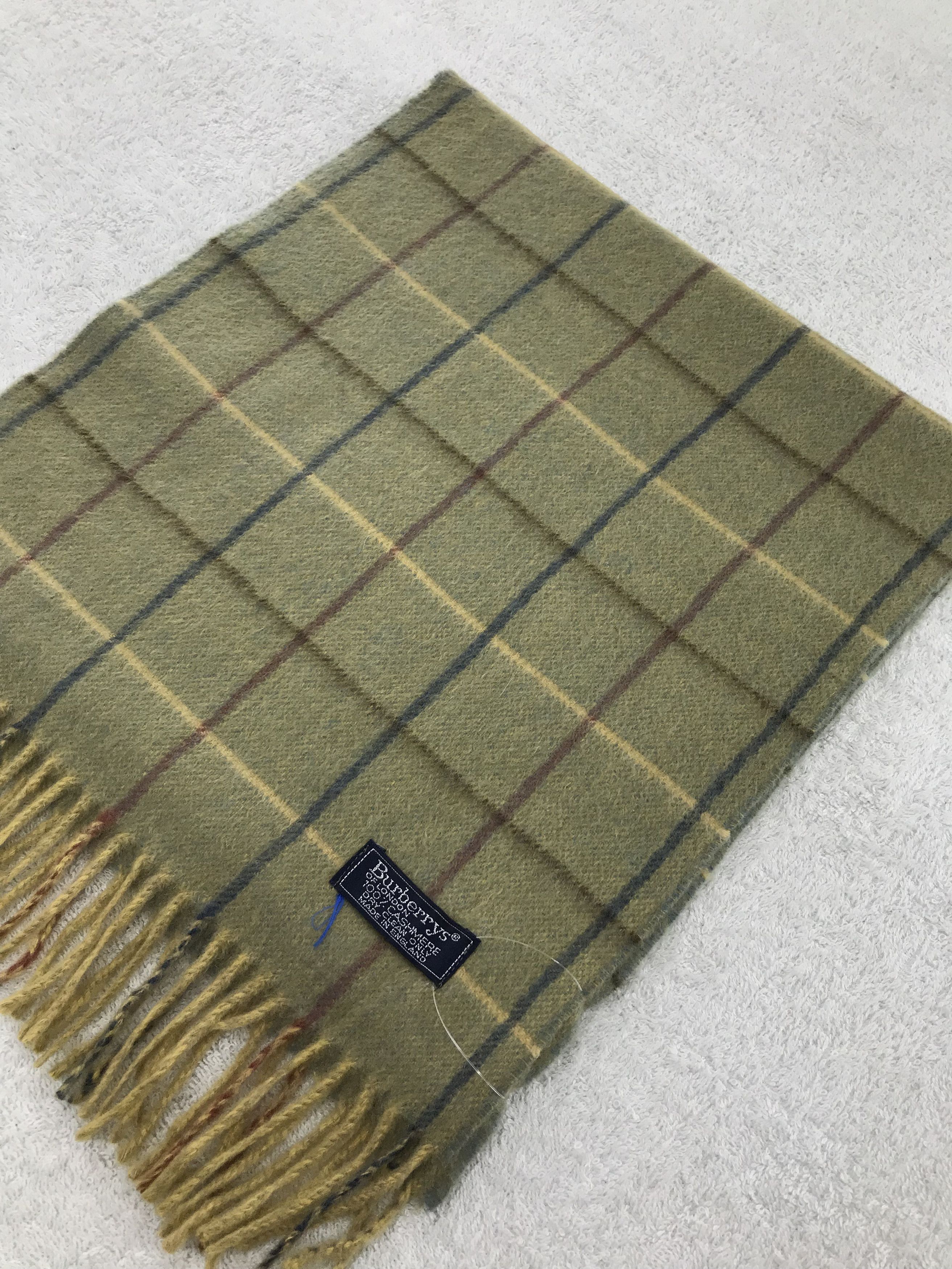 Burberry × Vintage Burberry Scarf / Muffler / Neckwear - WW998 Size ONE SIZE - 3 Thumbnail