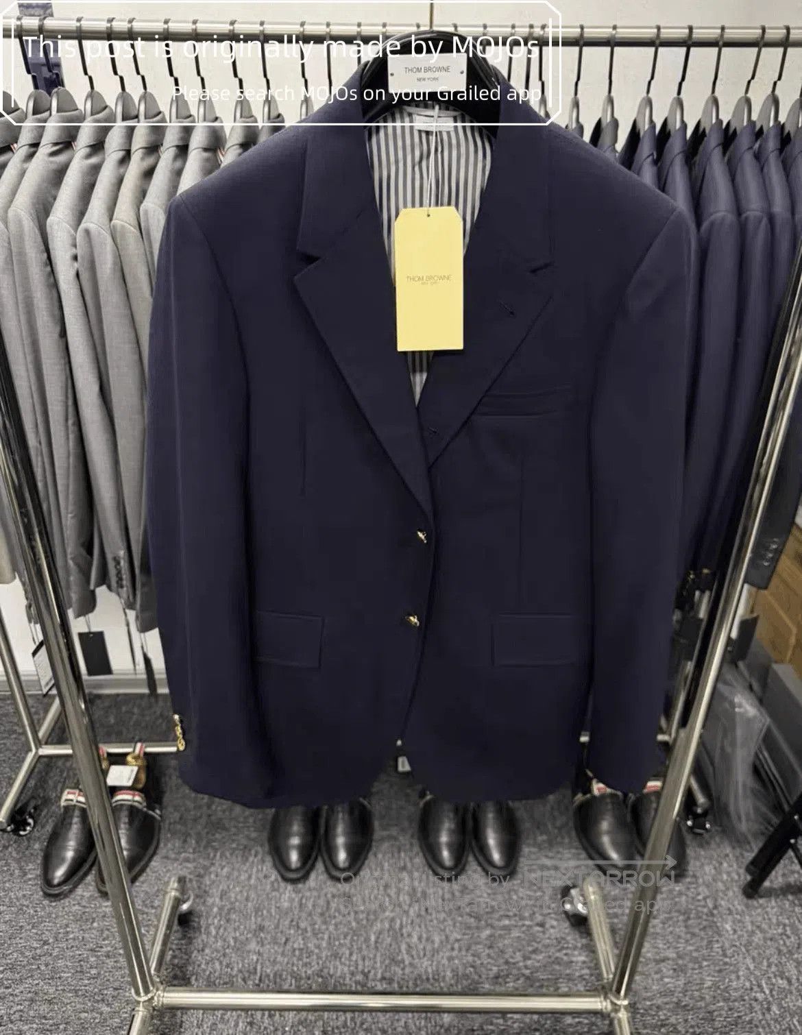 Thom Browne Sz 2 Thom Browne Golden Botton Navy Blazer Jacket. Size US M / EU 48-50 / 2 - 1 Thumbnail