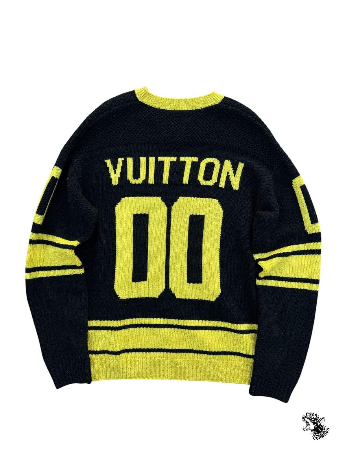 Louis Vuitton Louis Vuitton intertarsia football knit jersey Size US M / EU 48-50 / 2 - 2 Thumbnail
