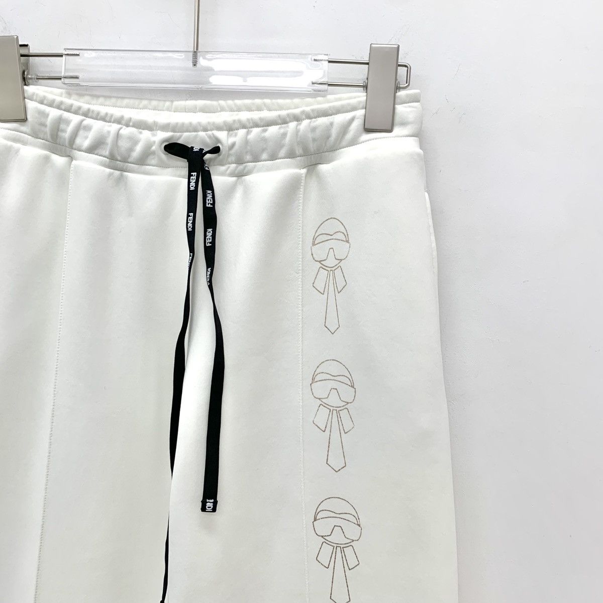 Fendi Fendi Karl Lagerfeld Printed Casual Wide-leg Pants K26WX Size 26" / US 2 / IT 38 - 3 Thumbnail