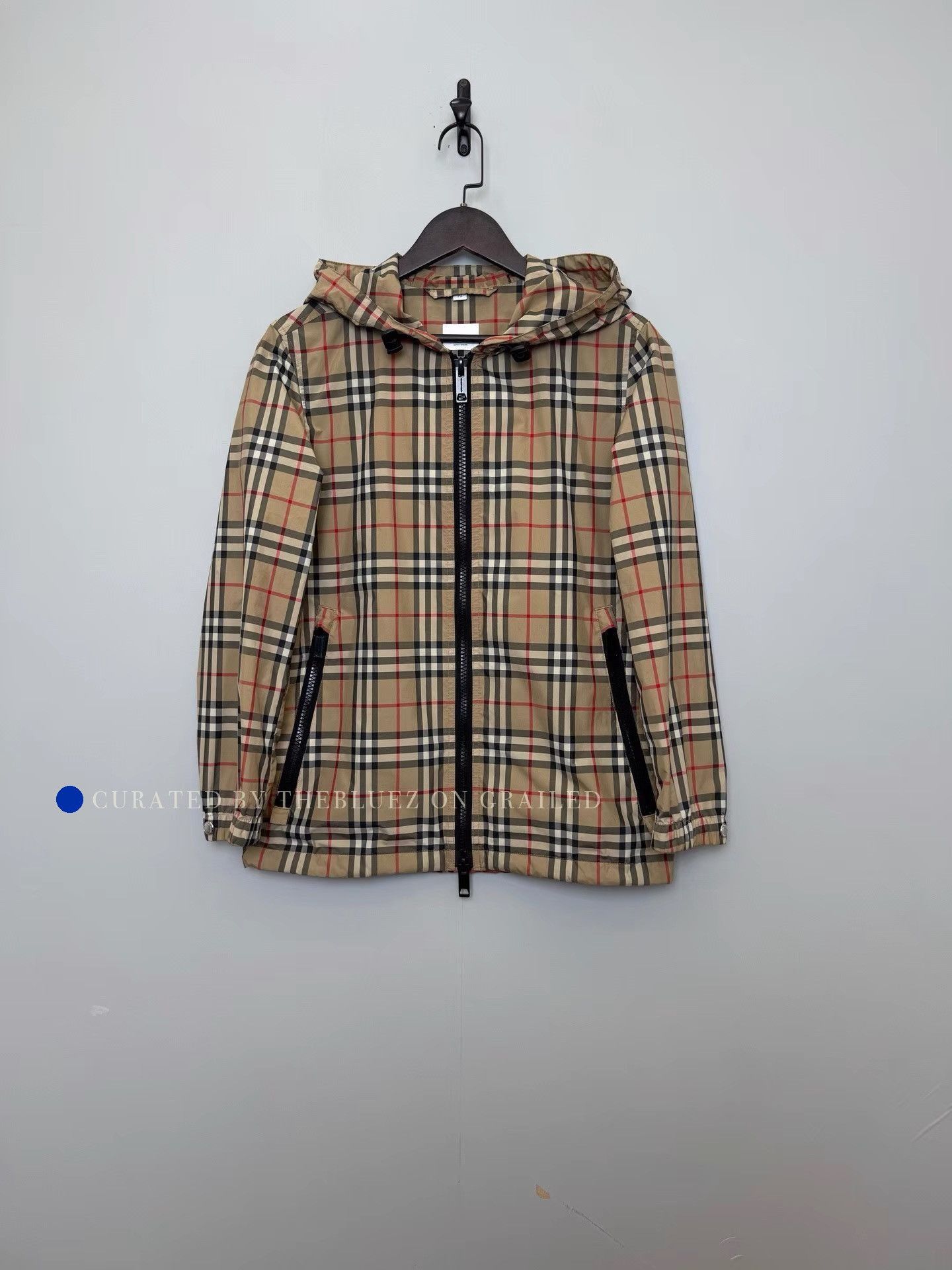 Burberry Lightweight Hooded Jacket in Beige Size US XS / EU 42 / 0 - 1 Thumbnail