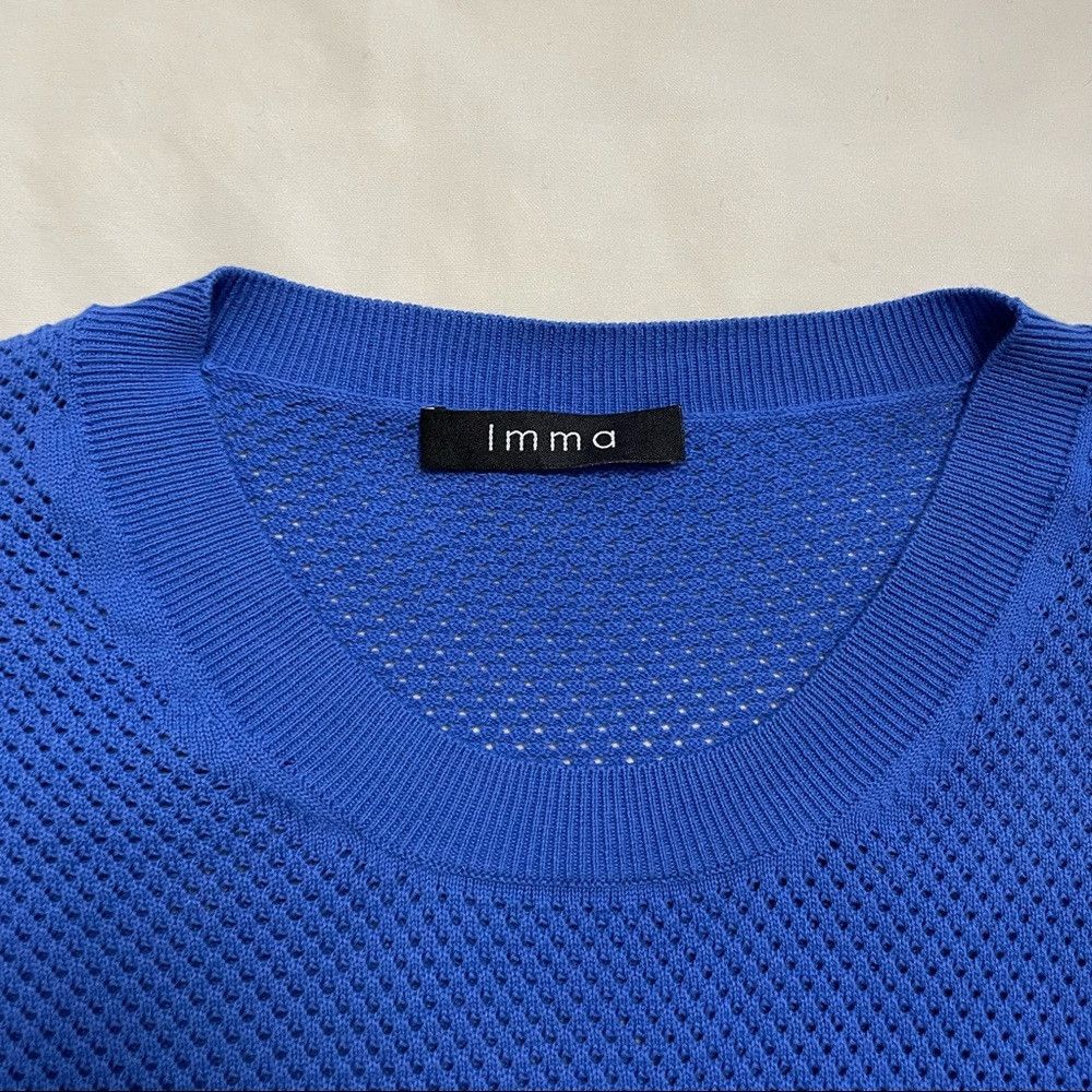 Other IMMA Inlet Cotton Crew Neck Blue Sweater Size L Size L / US 10 / IT 46 - 7 Thumbnail