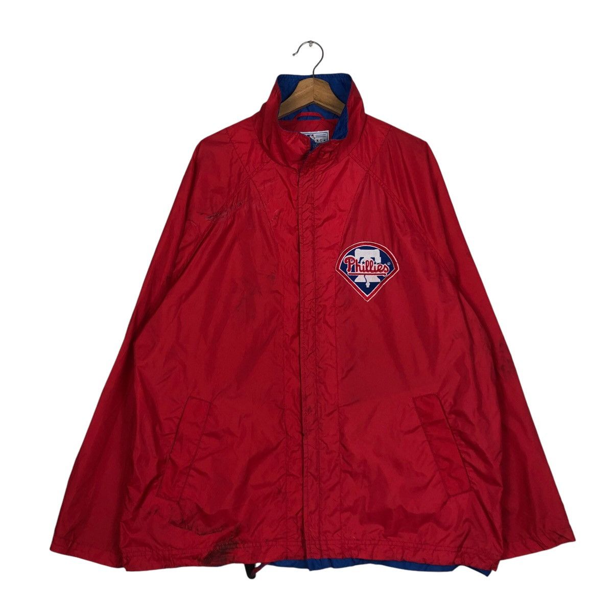 MLB 📌Vtg Zipper Jacket Mlb Genuine Merchandise Mirage Phillies Size US L / EU 52-54 / 3 - 2 Thumbnail