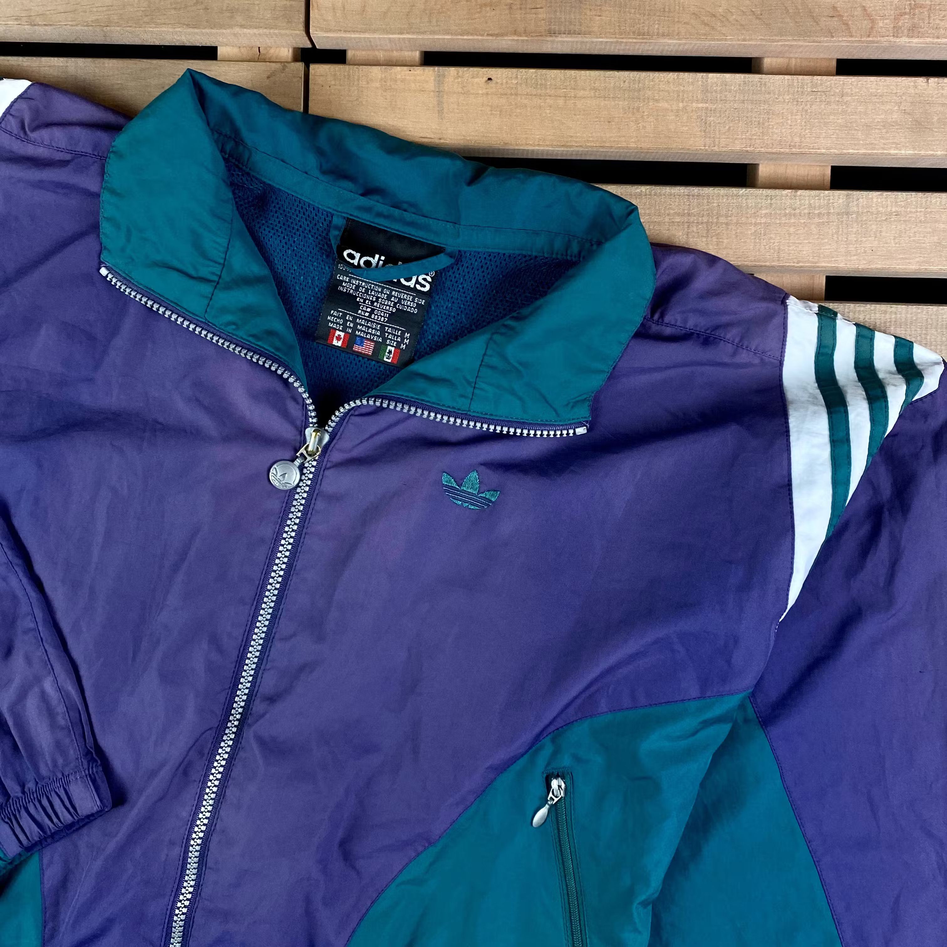 Adidas × Vintage Mens Bomber Jacket Adidas Vintage Size M Size US M / EU 48-50 / 2 - 2 Thumbnail