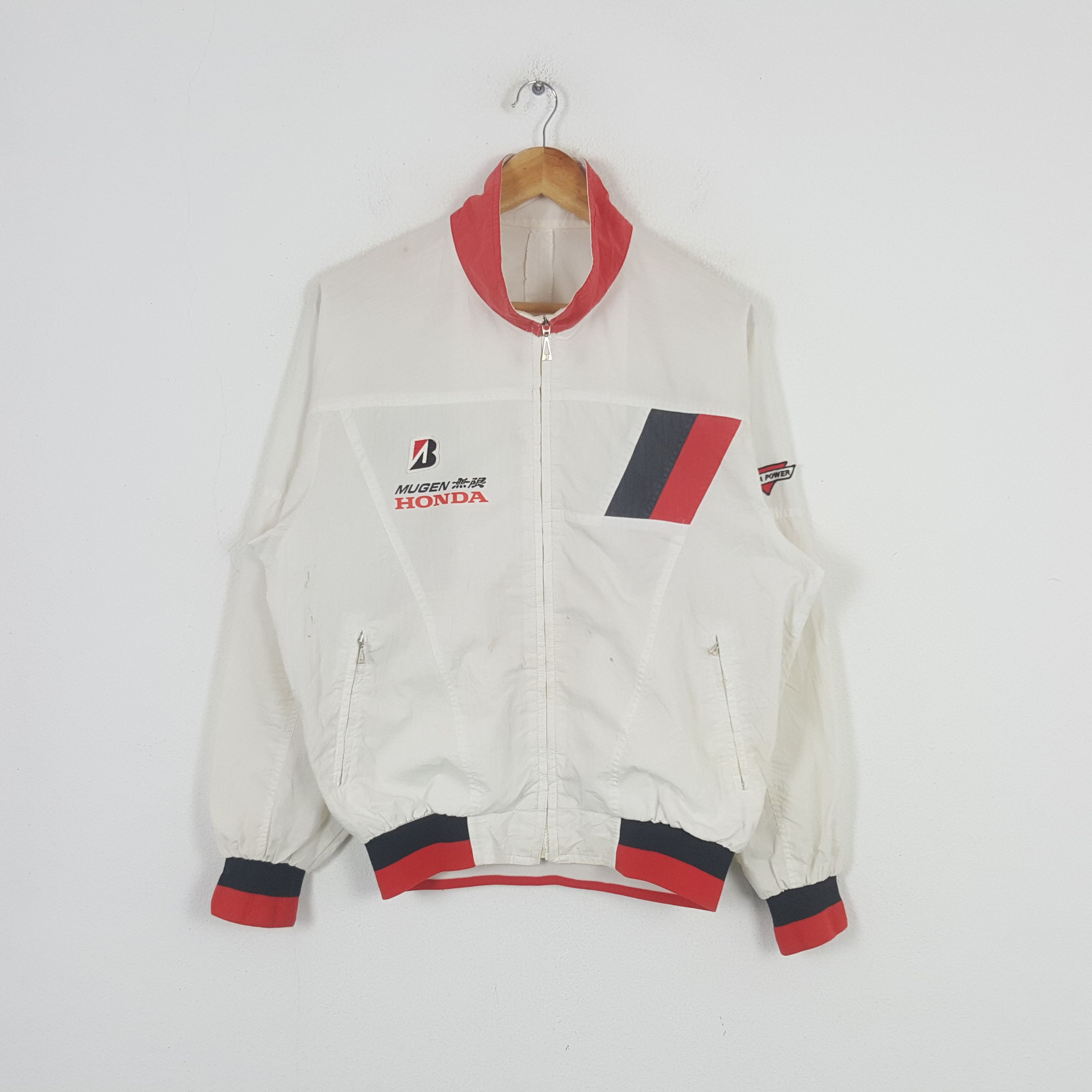 Honda × Vintage Vintage Bridgestone X Mugen Honda Japanese Racing Jacket Size US M / EU 48-50 / 2 - 3 Thumbnail