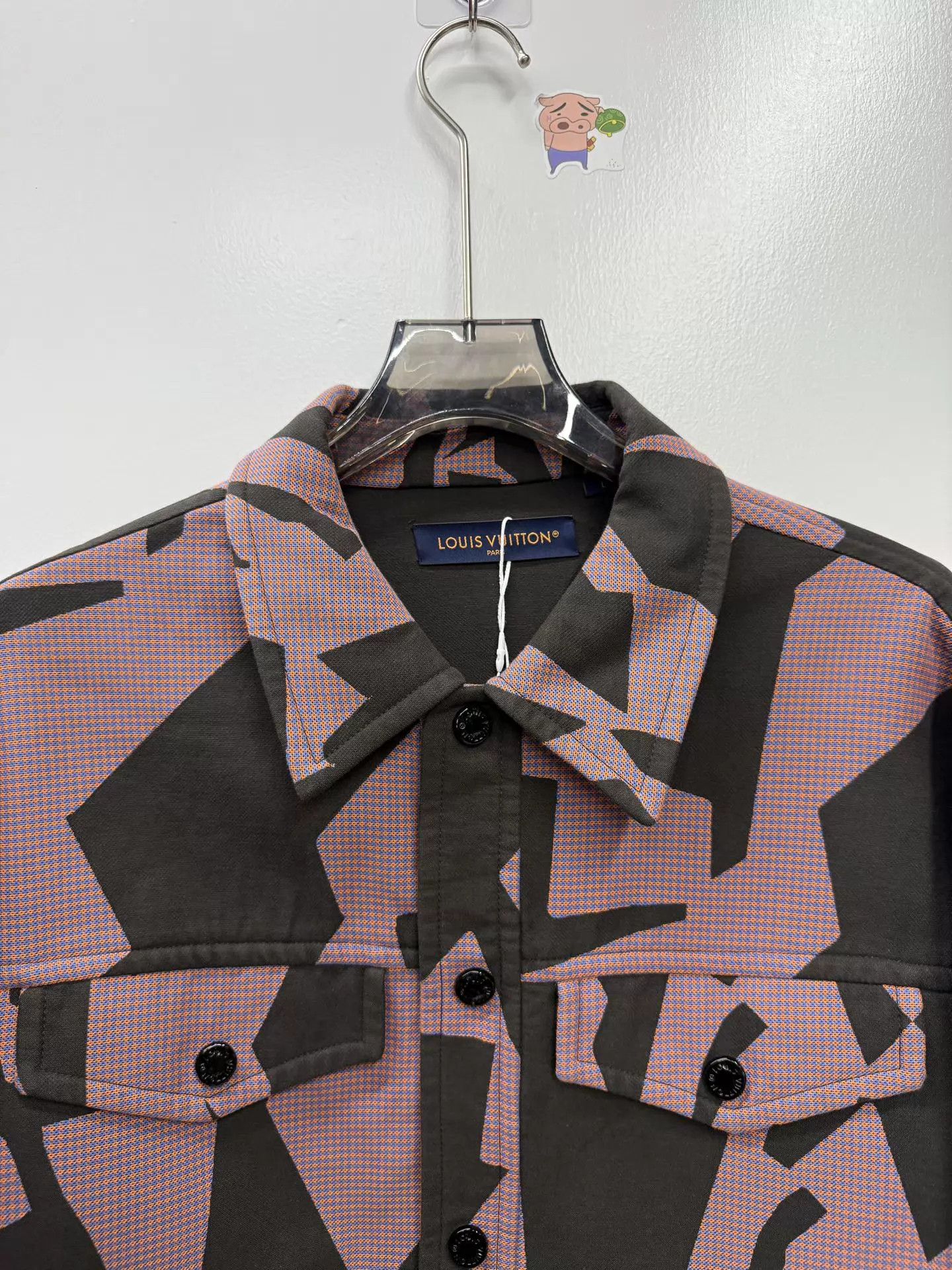 Louis Vuitton LV Geometric Pattern Pink-Brown Mocha Jacket L Size US L / EU 52-54 / 3 - 2 Thumbnail