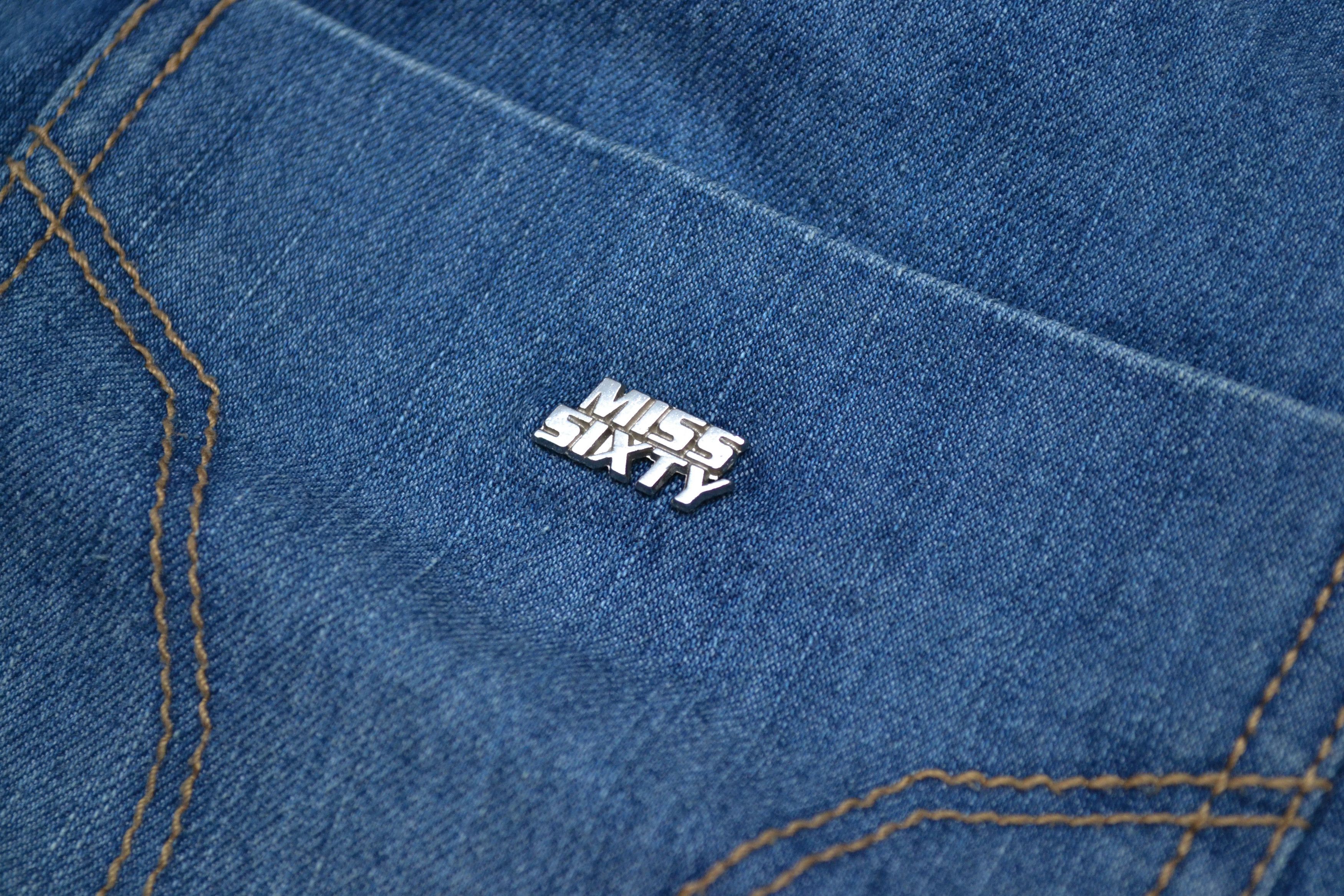 Miss Sixty Miss Sixty Y2K Designer Blue Denim Skirt Size M Size 27" / US 4 / IT 40 - 4 Thumbnail