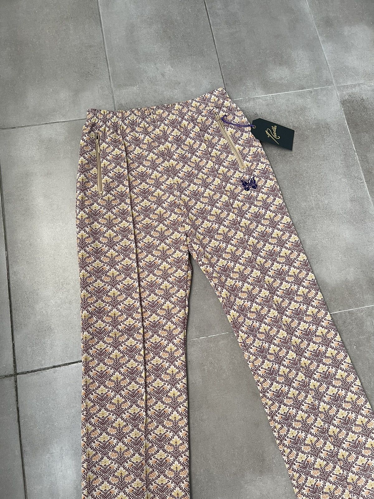 Needles !DS! DS23 Needles Butterfly Logo "Arabesque" Track Pants Size US 32 / EU 48 - 14 Thumbnail