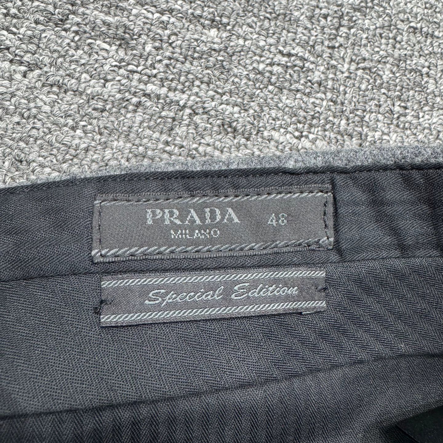 Prada Prada Wide Leg Wool Pants 48 Unworn Size US 32 / EU 48 - 2 Thumbnail