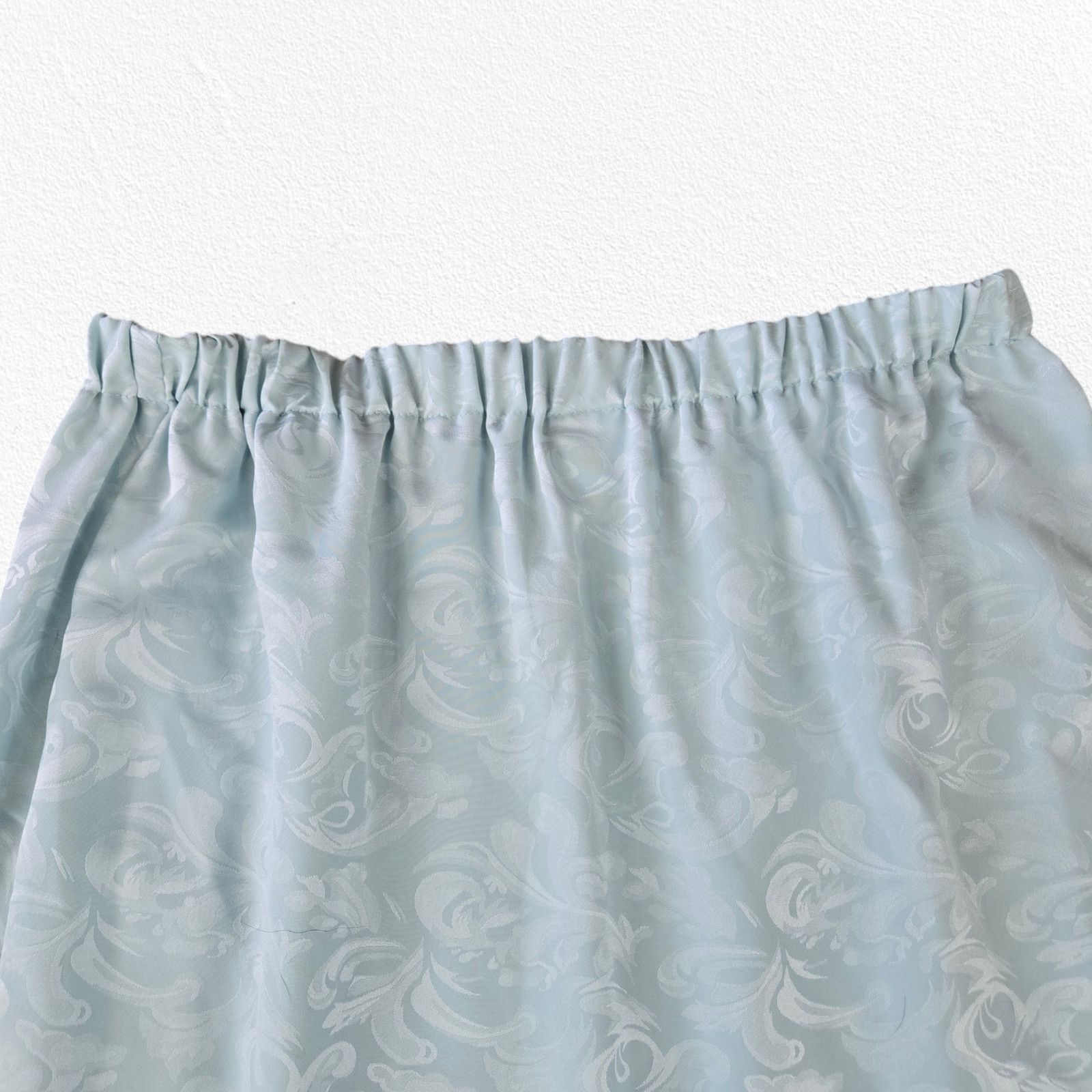 Vintage Vintage Light Blue Floral Jacquard Blouse Skirt Set Size 8 Size 30" / US 8 / IT 44 - 14 Thumbnail