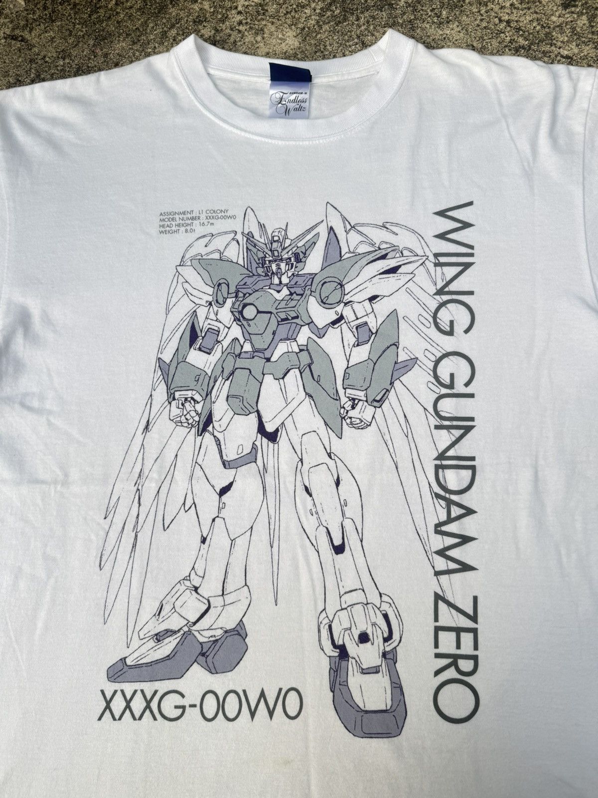 Anime Vintage gundam-w zero cospa tag t shirt Size US XL / EU 56 / 4 - 1 Thumbnail