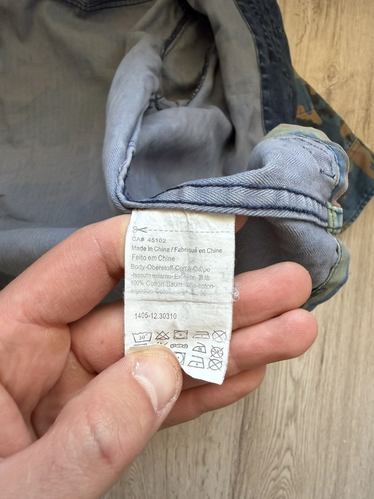 Scotch & Soda Scotch & Soda Camo Herringbone Jacket Size US L / EU 52-54 / 3 - 23 Thumbnail