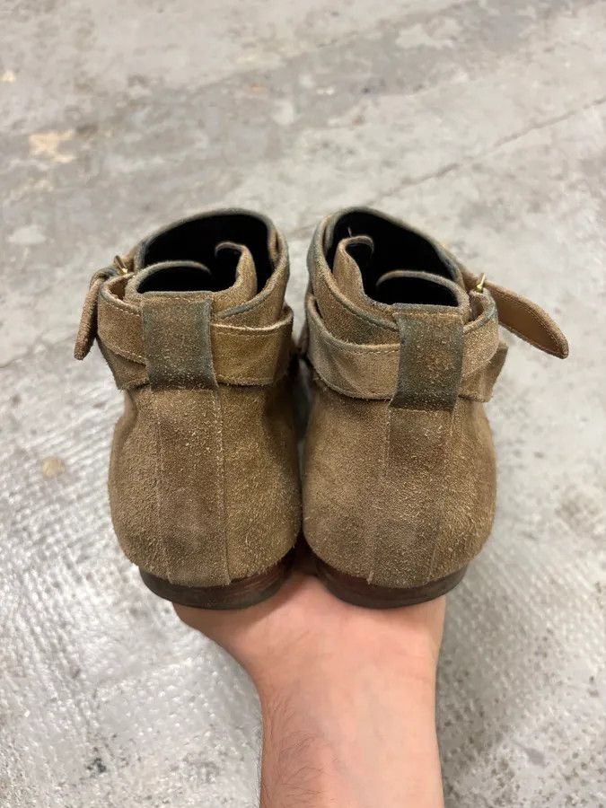 Saint Laurent Paris AW2013 Saint Laurent Jodhpur Beige Suede Leather Boots Size US 10 / EU 43 - 8 Thumbnail