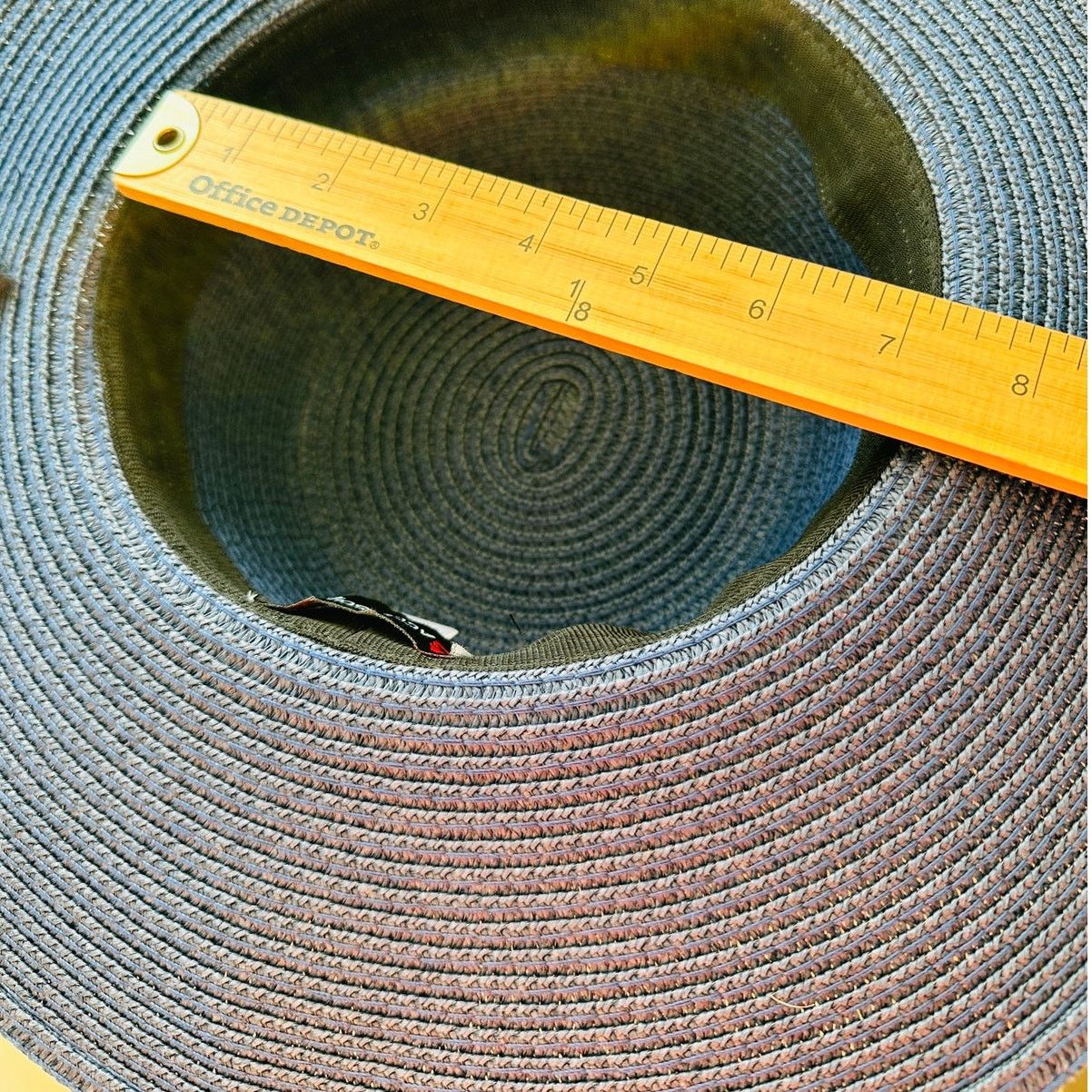 Other PG Accessories Navy Blue Paper Straw Summer Hat Tie Sash Size ONE SIZE - 7 Thumbnail