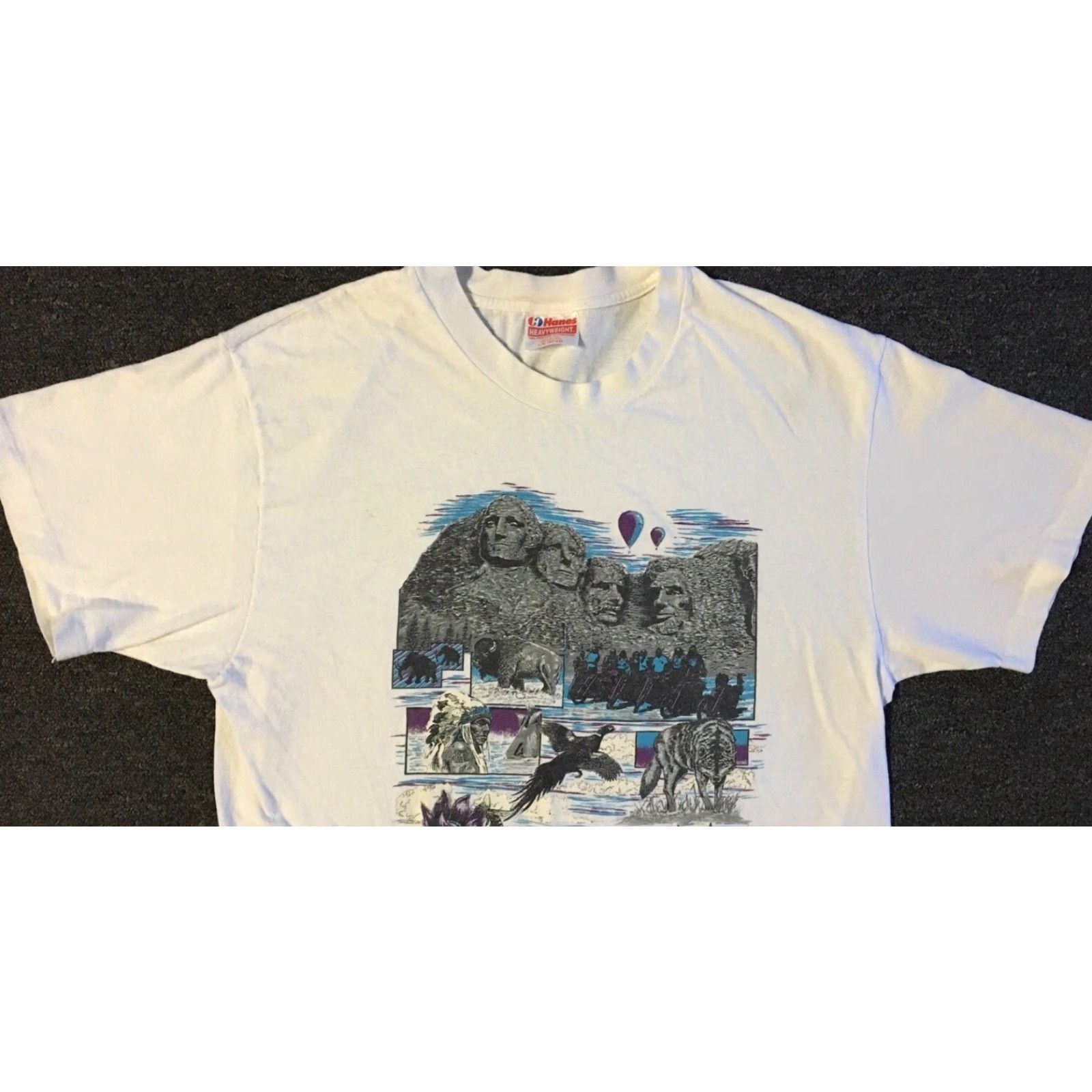 Vintage VINTAGE Harley Davidson Graphic Tee Shirt Mens L White 90s Sturgis South Dakota Grunge Motorcycle Biker USA USA 70s 80s 90s Vintage Shirt Size US L / EU 52-54 / 3 - 5 Thumbnail