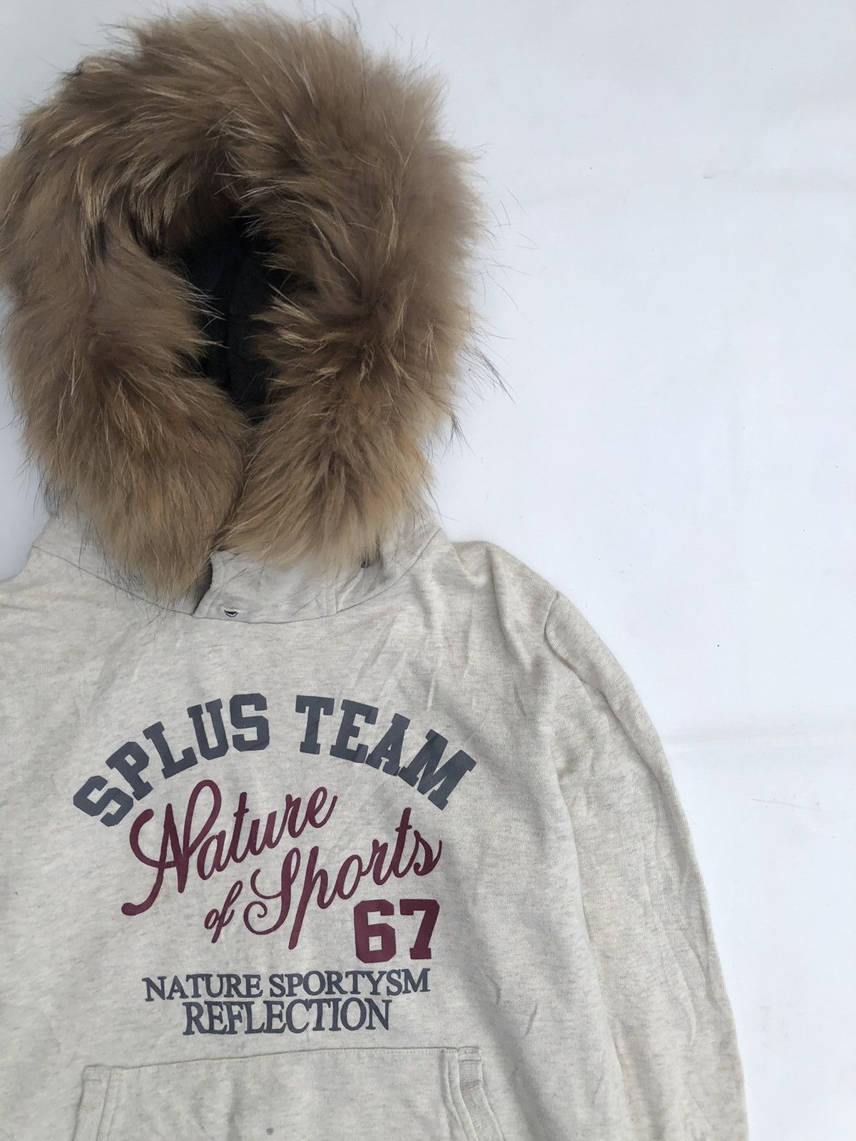 If Six Was Nine × Japanese Brand × Le Grande Bleu (L.G.B.) Studded Poem Fur hoodie Ifsixwasnine LGB Style Size US M / EU 48-50 / 2 - 3 Thumbnail