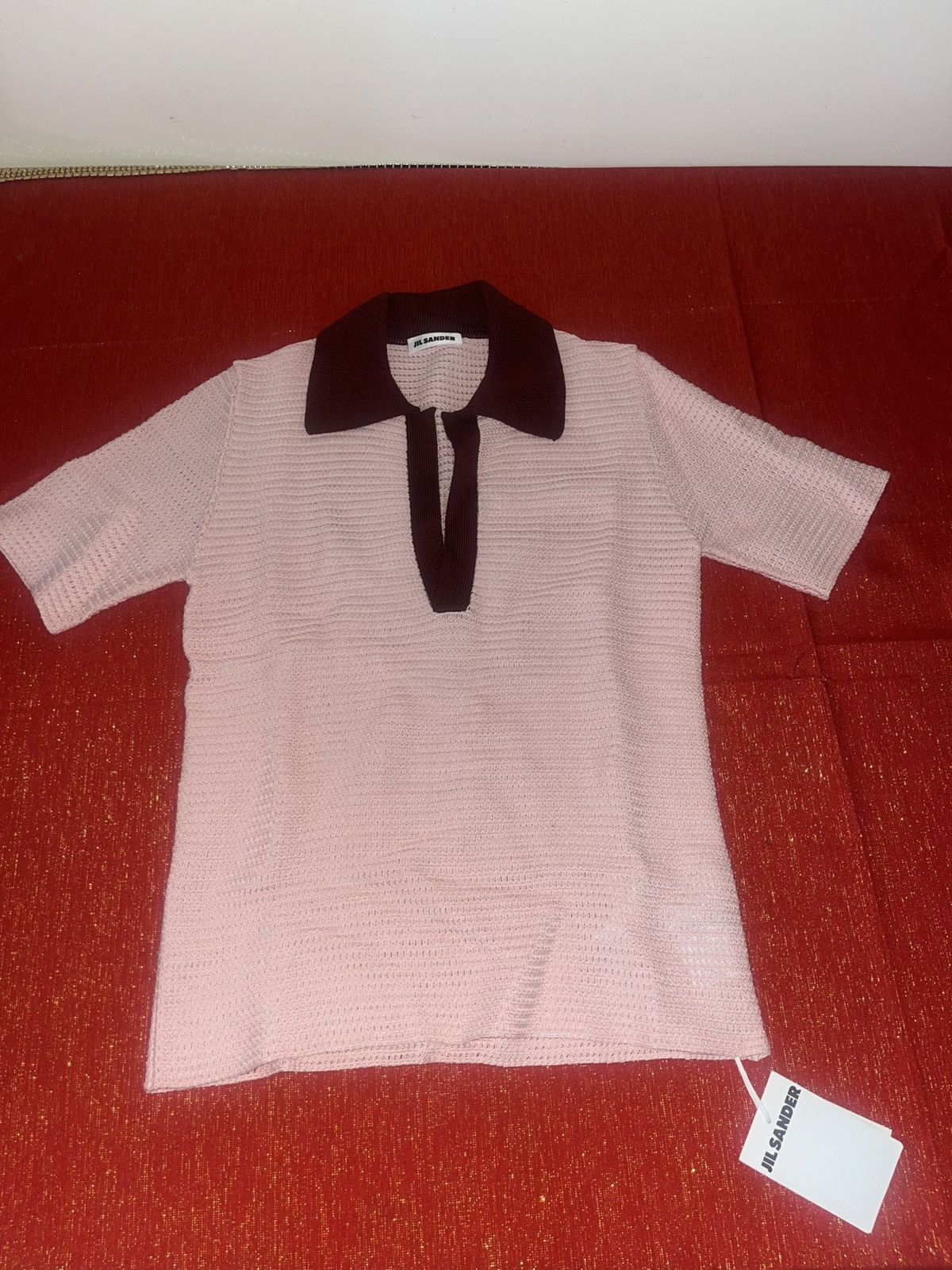 Jil Sander Jil Sander Knit Polo Sz 48 Size US M / EU 48-50 / 2 - 1 Thumbnail
