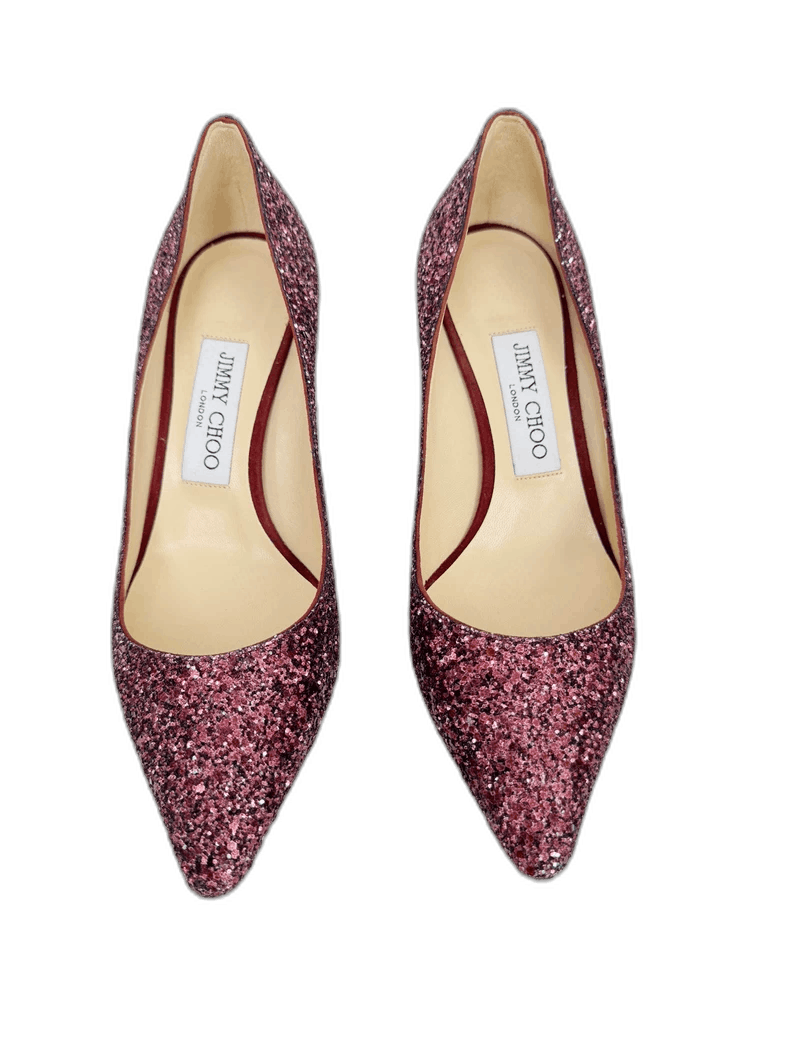 Jimmy Choo Jimmy Choo Glitter High Heels Size 36.5 Size US 6 / IT 36 - 1 Thumbnail