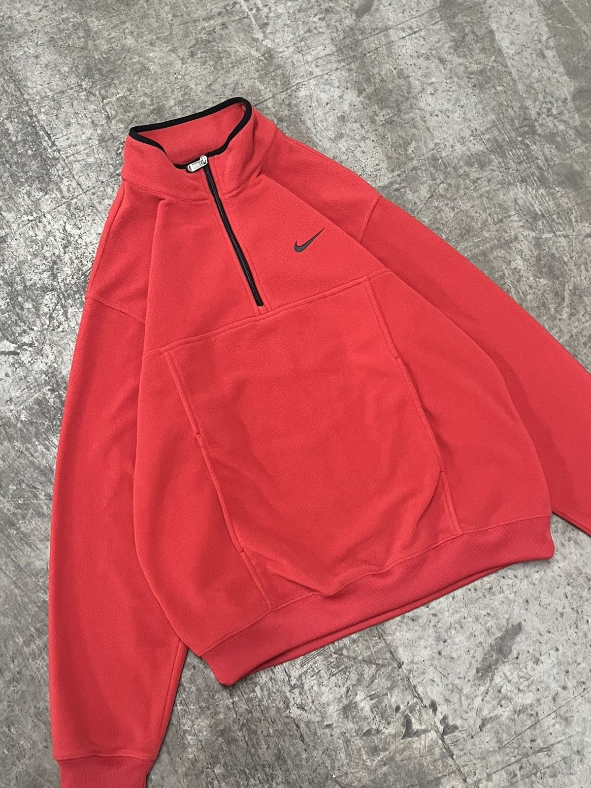 Nike × Vintage Nike vintage zip up fleece jacket y2k rare hype streetwear Size US L / EU 52-54 / 3 - 3 Thumbnail