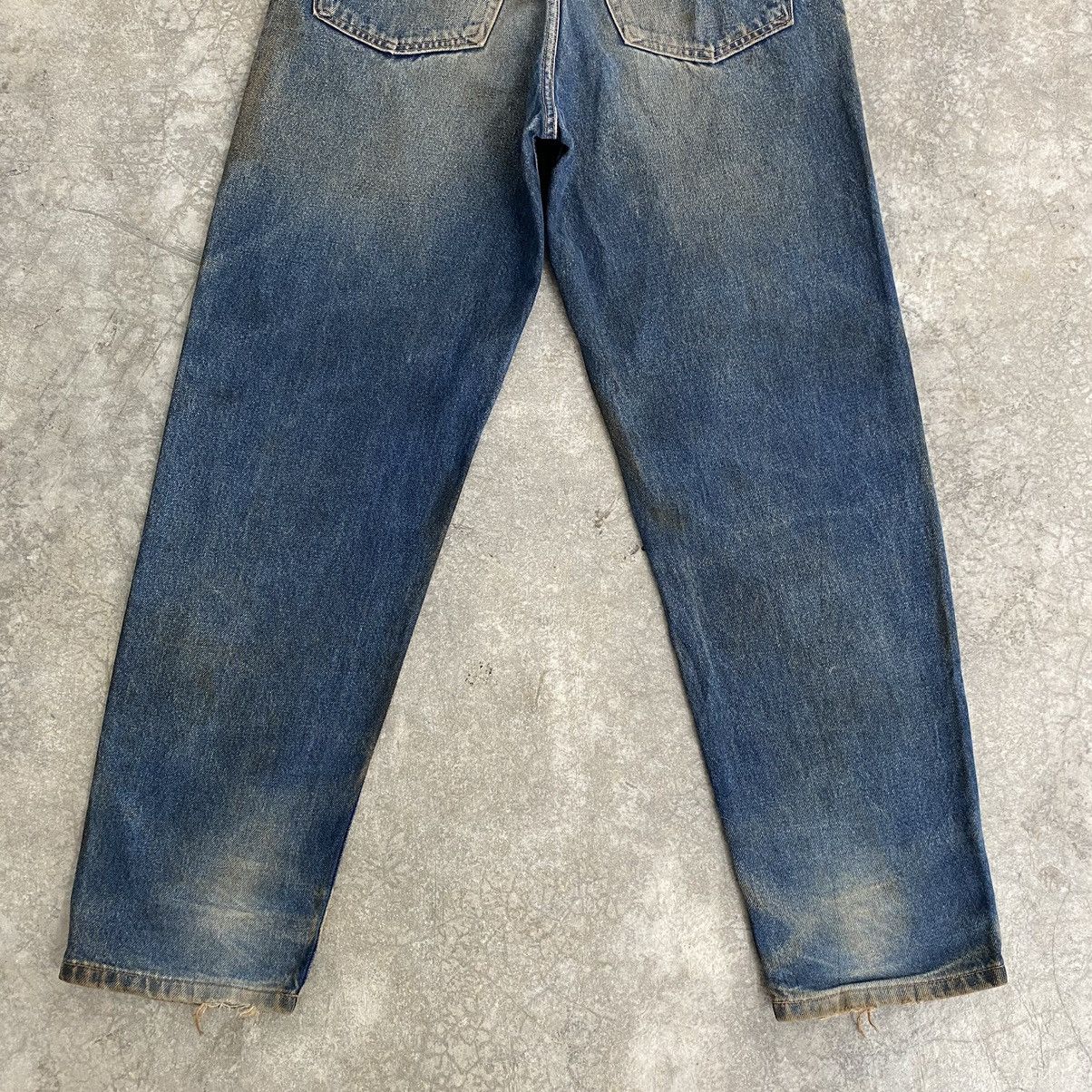 Tommy Hilfiger VTG 90’s Tommy Hilfiger Mud Blue Dirty Baggy Denim Jeans Size US 32 / EU 48 - 16 Thumbnail