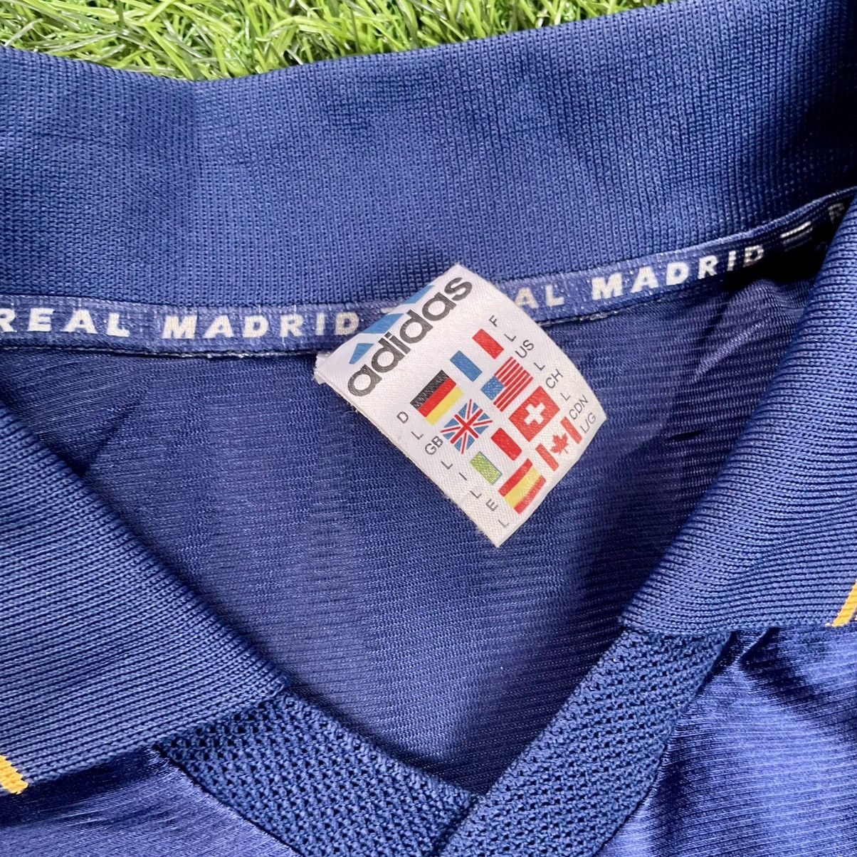 Adidas Adidas Real Madrid 3rd 1998-99 Raul #7 Soccer Jersey Size US L / EU 52-54 / 3 - 5 Thumbnail