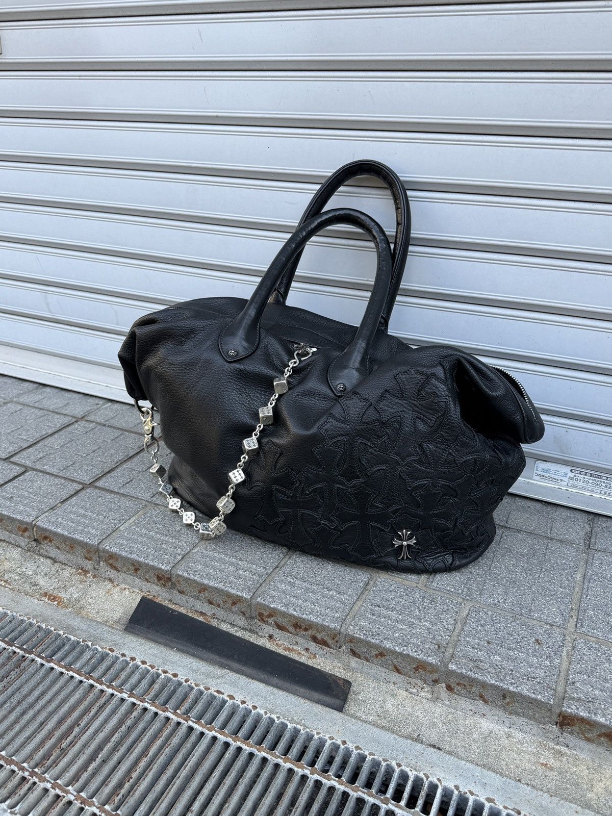 Chrome Hearts Chrome Hearts Leather Patch Boston Bag Size ONE SIZE - 2 Thumbnail