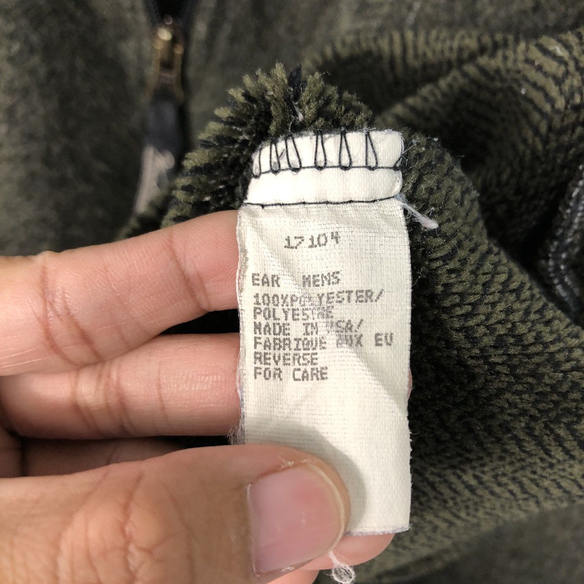 Vintage 📌Vintage Fleece Jacket Half Zipper Woolrich Made in Usa Size US L / EU 52-54 / 3 - 17 Thumbnail