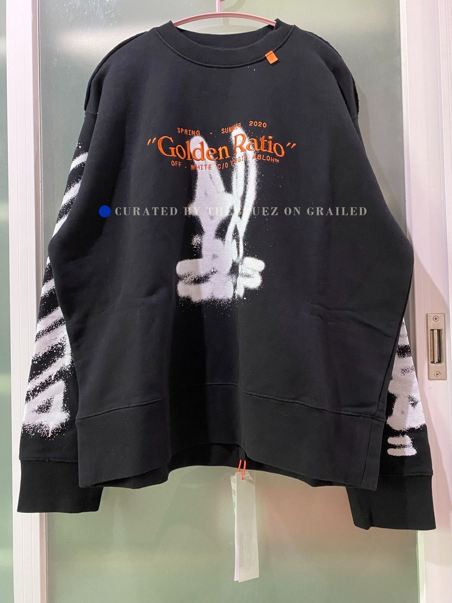 Off-White Off-White Graffiti Print Sweatshirt Size US XS / EU 42 / 0 - 1 Thumbnail