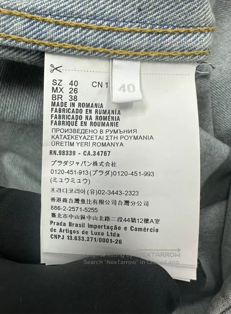 Prada Prada Blue classic triangle pocket short sleeves Size US XXS / EU 40 - 4 Thumbnail