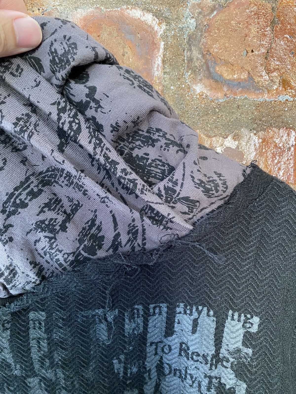 In The Attic Ninja twist herringbone hoodie undercover Size US M / EU 48-50 / 2 - 14 Thumbnail