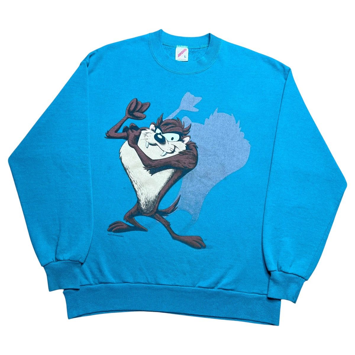 Warner Bros Vintage 1993 Taz Tasmanian Devil Looney Tunes Sweatshirt Size US L / EU 52-54 / 3 - 1 Thumbnail