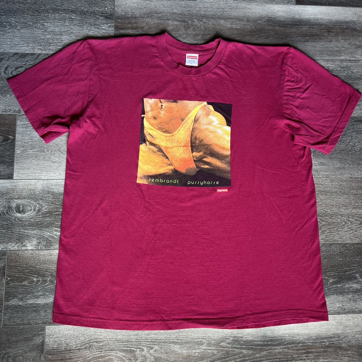 Supreme Supreme Butthole Surfers Rembrandt Pussyhorse Tee SS21 Size US XL / EU 56 / 4 - 1 Thumbnail