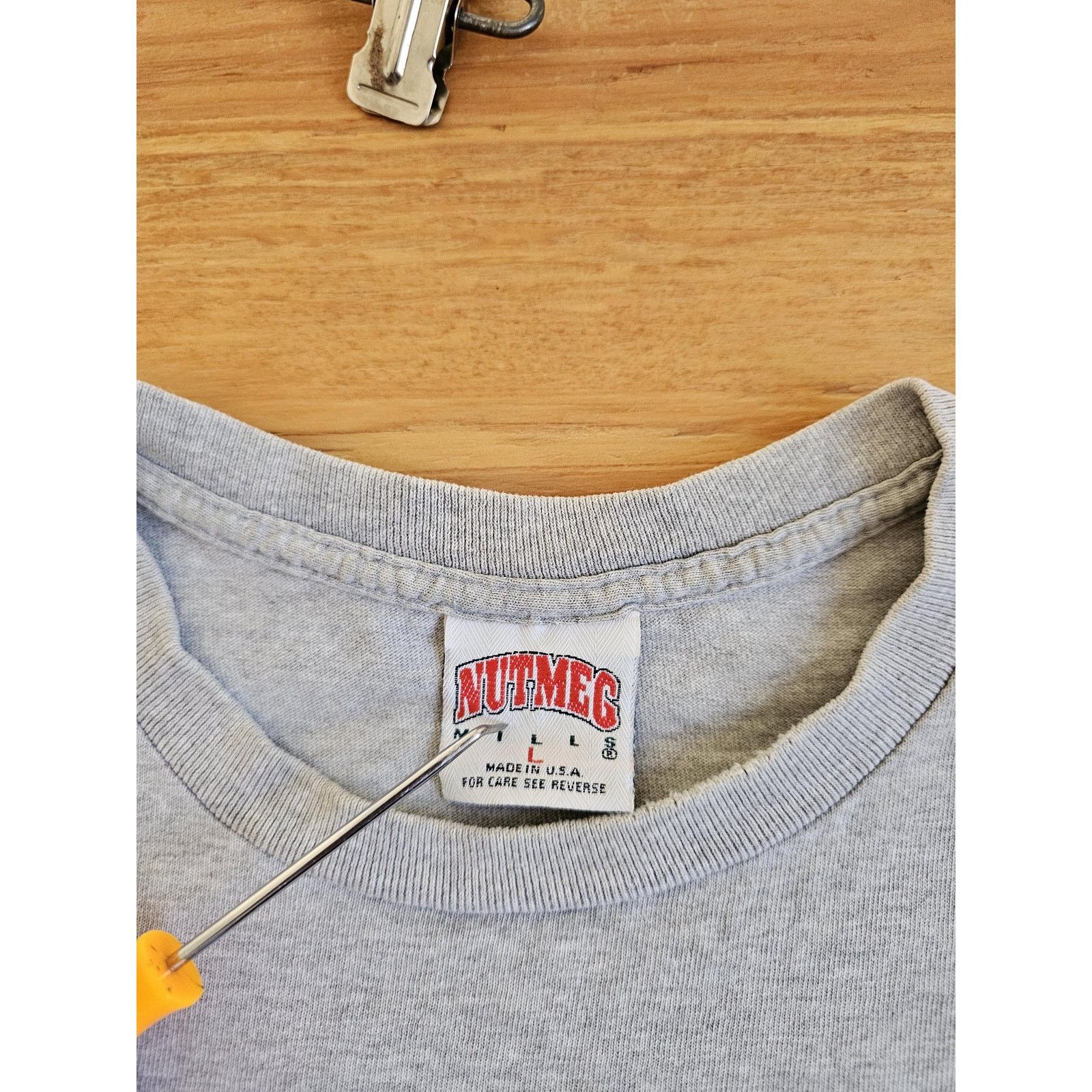 Nutmeg Colorado Rockies Baseball Club Nutmeg T-Shirt Gray Sz L 1994 Size US L / EU 52-54 / 3 - 4 Thumbnail
