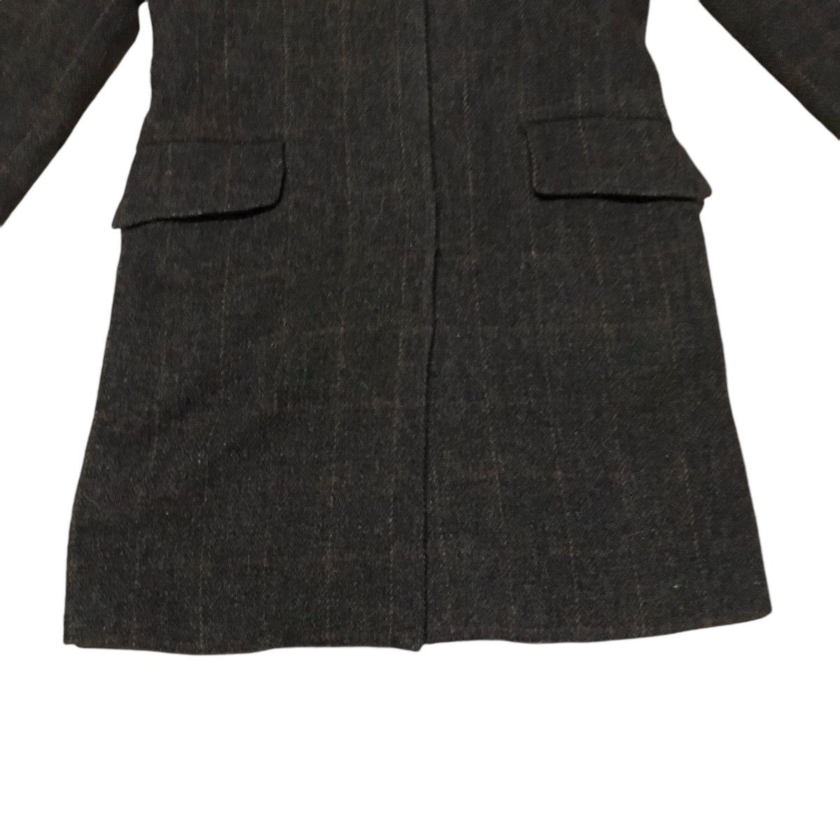 Harris Tweed × Japanese Brand VINTAGE HARRIS TWEED SPICK AND SPAN WOOL LONG JACKET Size S / US 4 / IT 40 - 6 Thumbnail