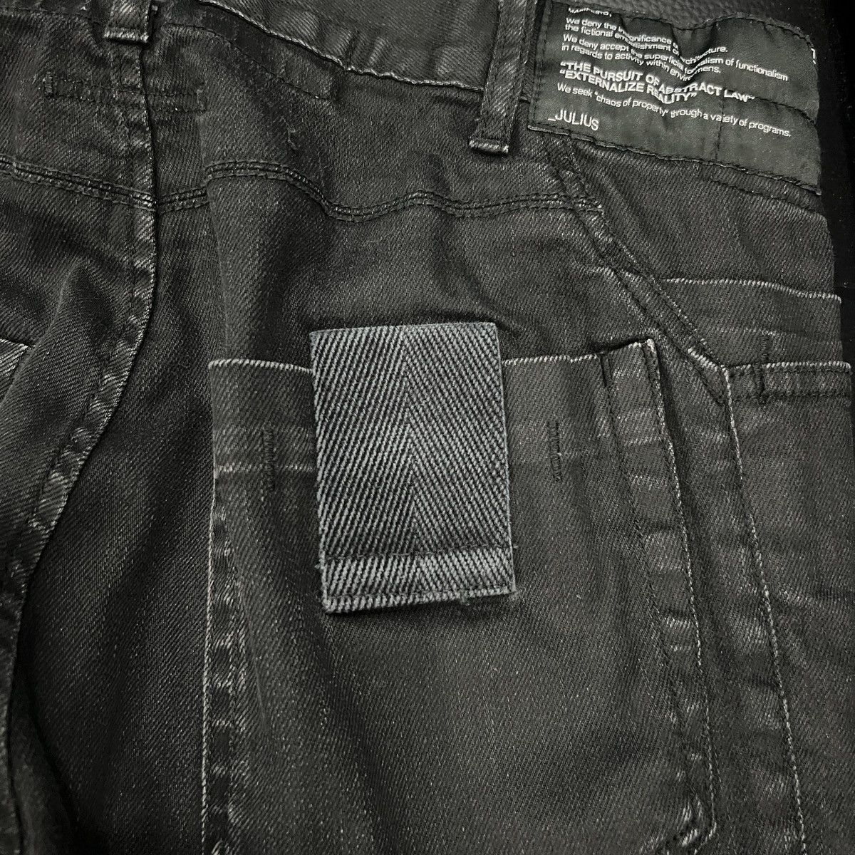 Julius JULIUS 7 SS15 Paneled Skinny Denim Jeans Size US 30 / EU 46 - 11 Thumbnail