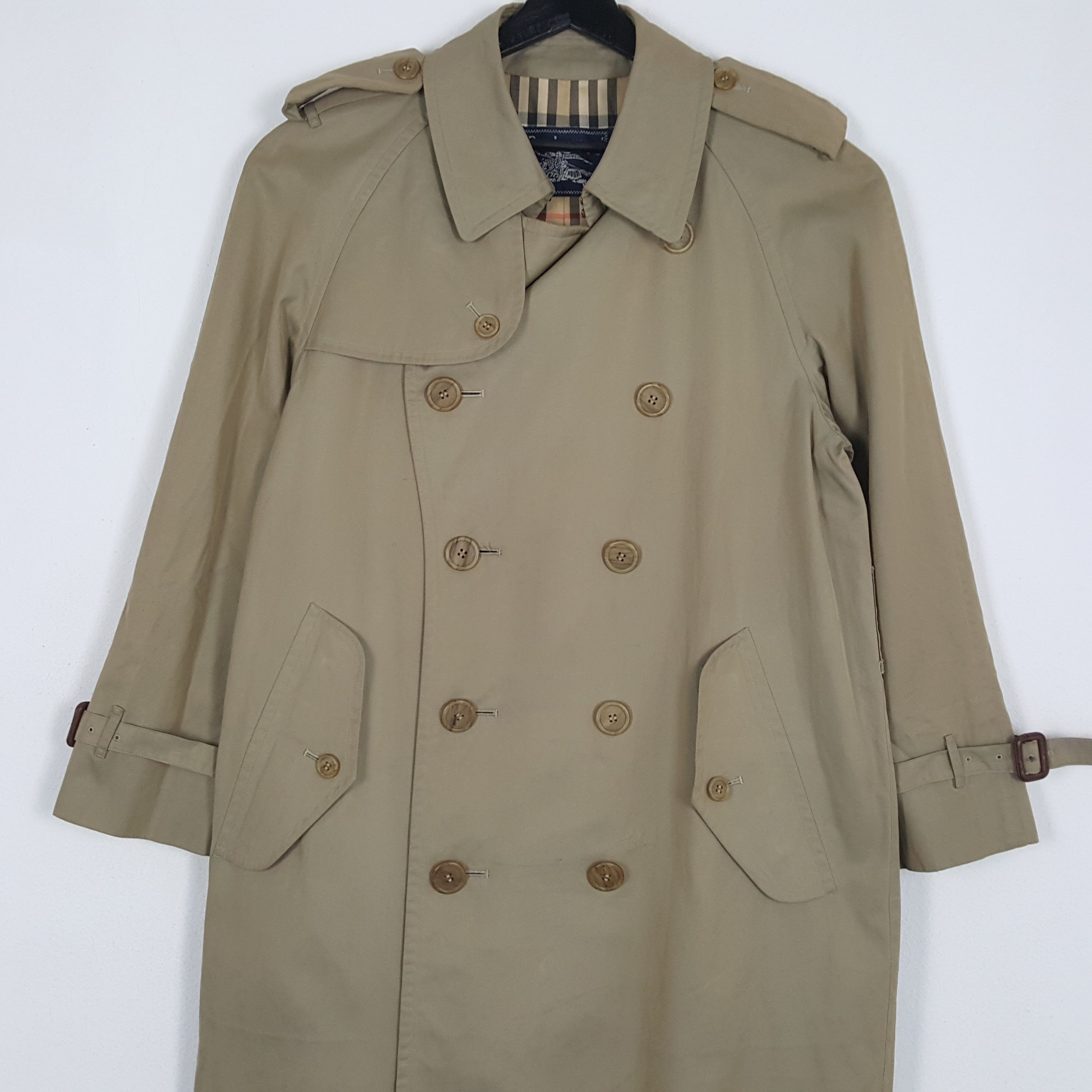 Burberry × Vintage BURBERRYS Luxury Brand Winter Fashion Trench Coat Jacket Size US M / EU 48-50 / 2 - 2 Thumbnail