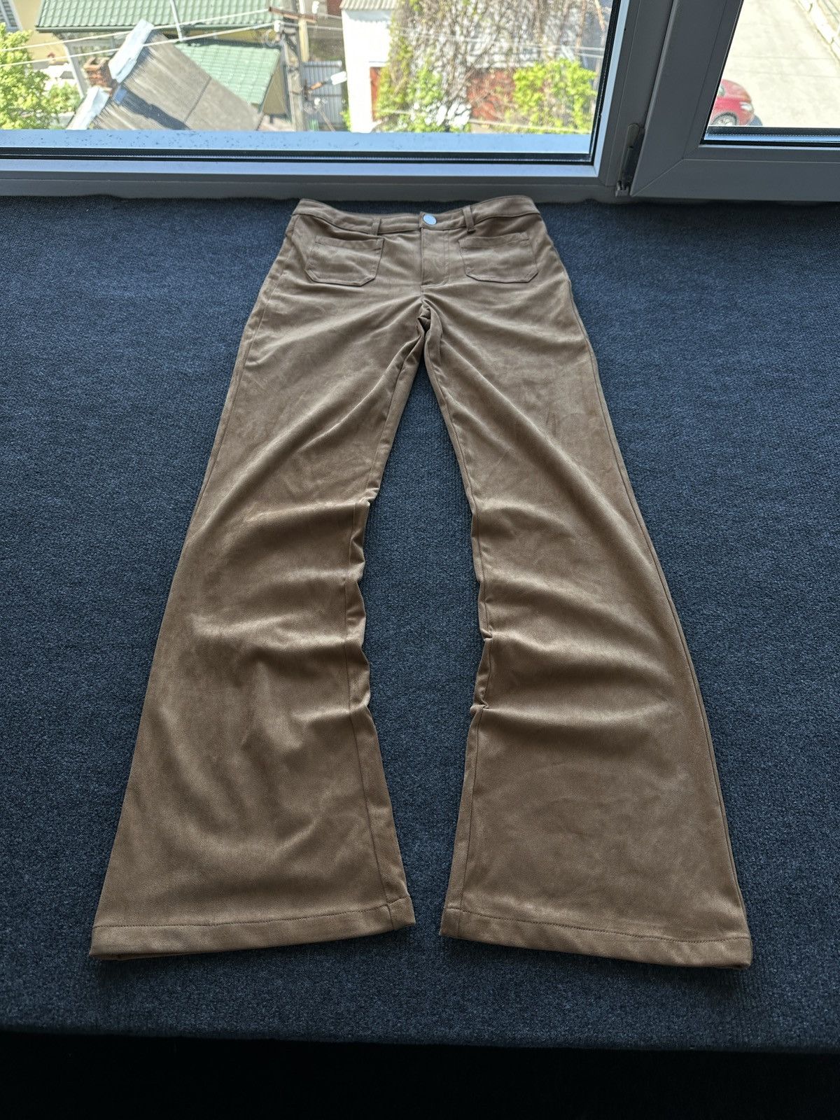 Other FLARED 🚨WOMEN BOOTCUT SOFT PANTS BROWN BEIGE IFSIXWASNINE Size 28" / US 6 / IT 42 - 1 Thumbnail