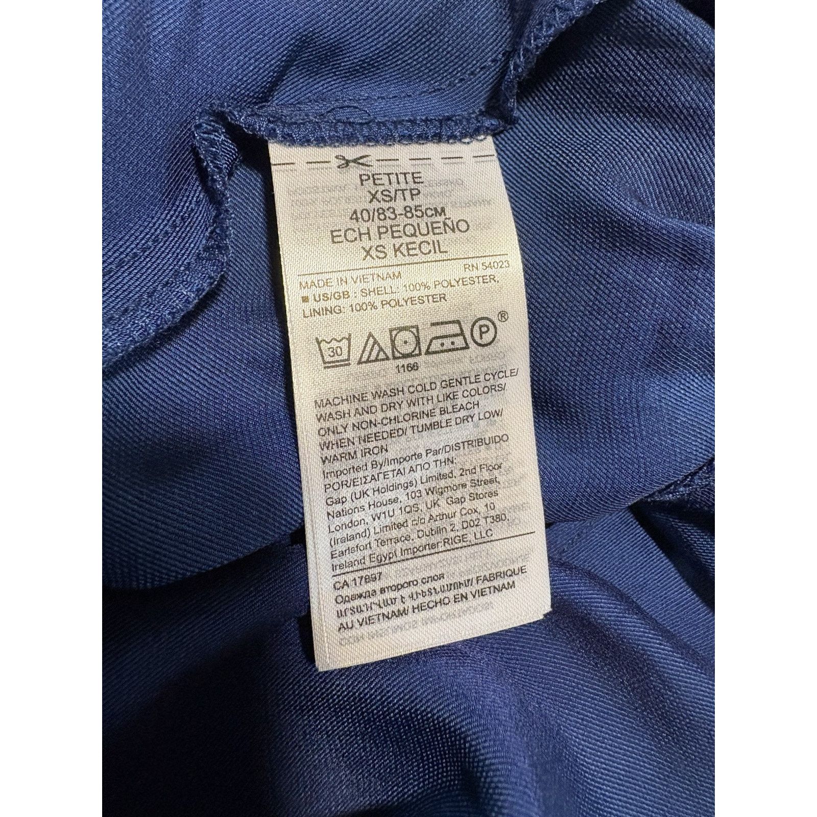 Banana Republic Banana Republic Blue Slik MIDI Slip Dress Women’s Size XS Size XS / US 0-2 / IT 36-38 - 8 Thumbnail