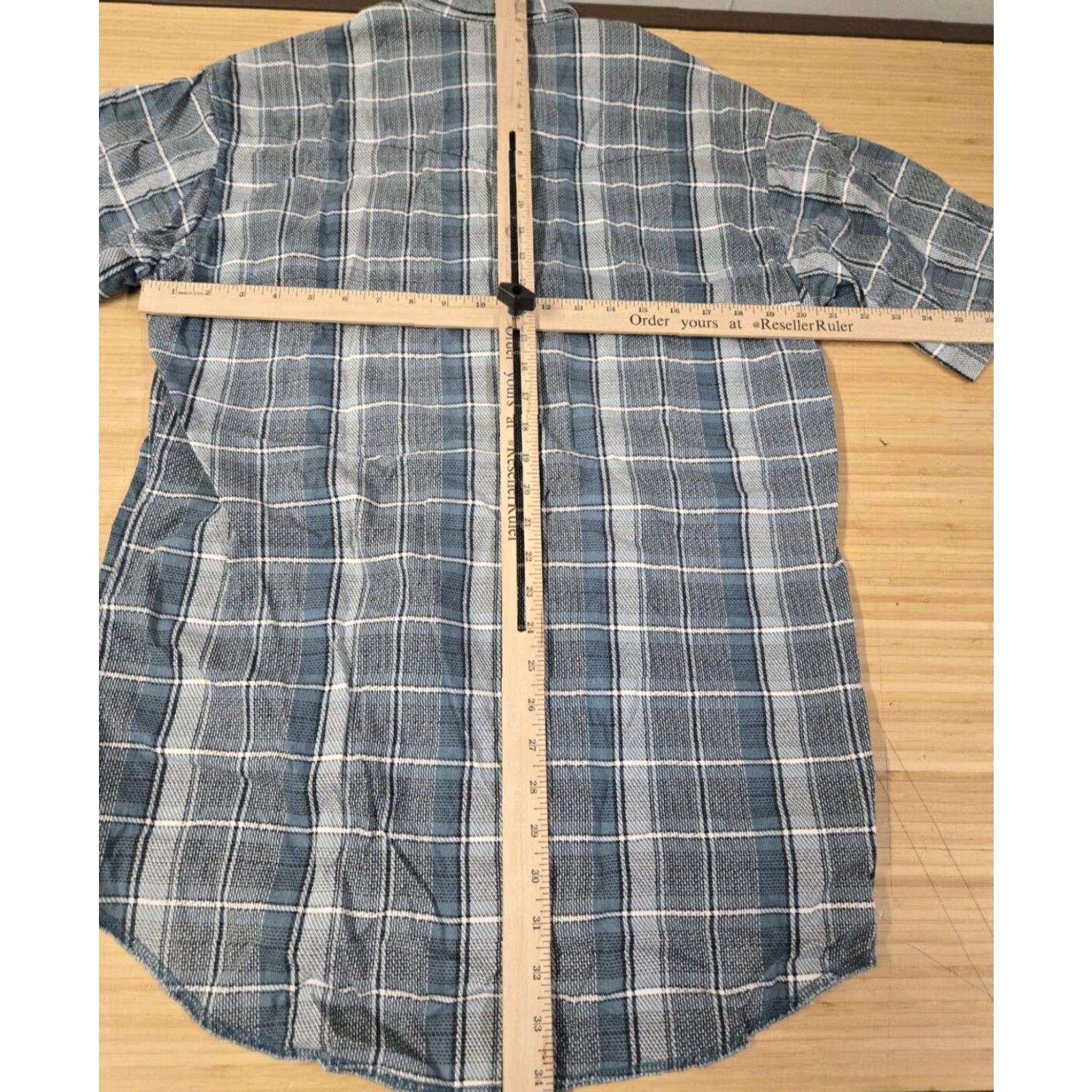 Wrangler VINTAGE Wrangler Western Shirt Men's M Green Plaid Short Sleeve Button-Up Collared Lightweight Easy Care Pockets Preshrunk 90s Western Mens_Cowboy Size US M / EU 48-50 / 2 - 7 Thumbnail
