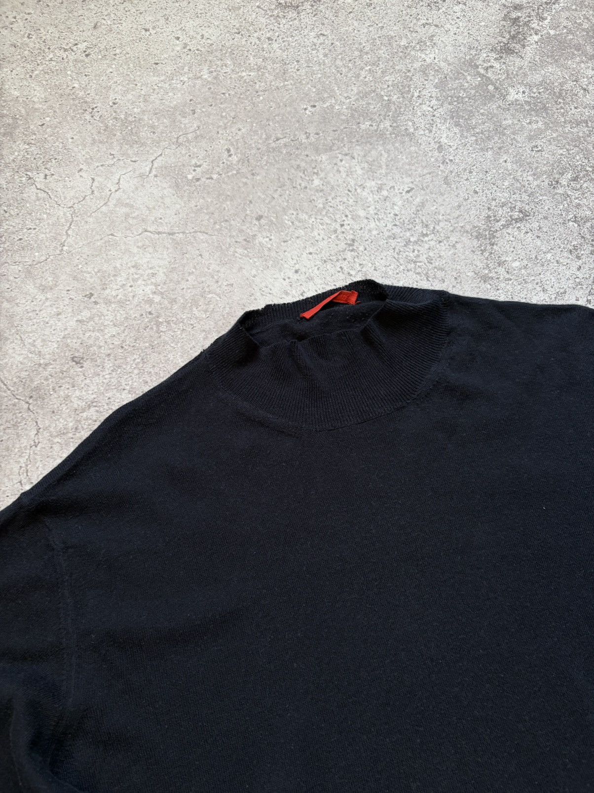 Prada Prada Dark Blue Heavy Wool Turtleneck Sweater Size US L / EU 52-54 / 3 - 5 Thumbnail