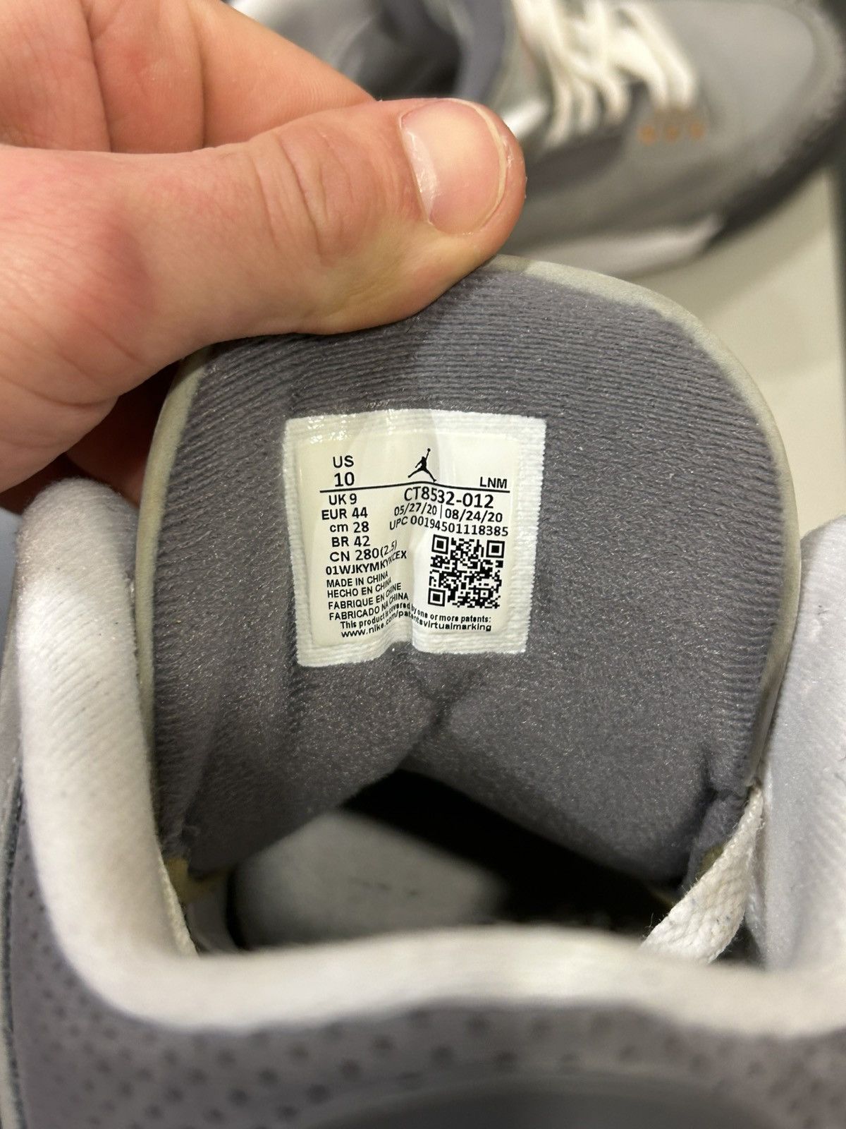 Jordan Brand Jordan 3 Retro ‘Cool Grey’ Size US 10 / EU 43 - 6 Thumbnail