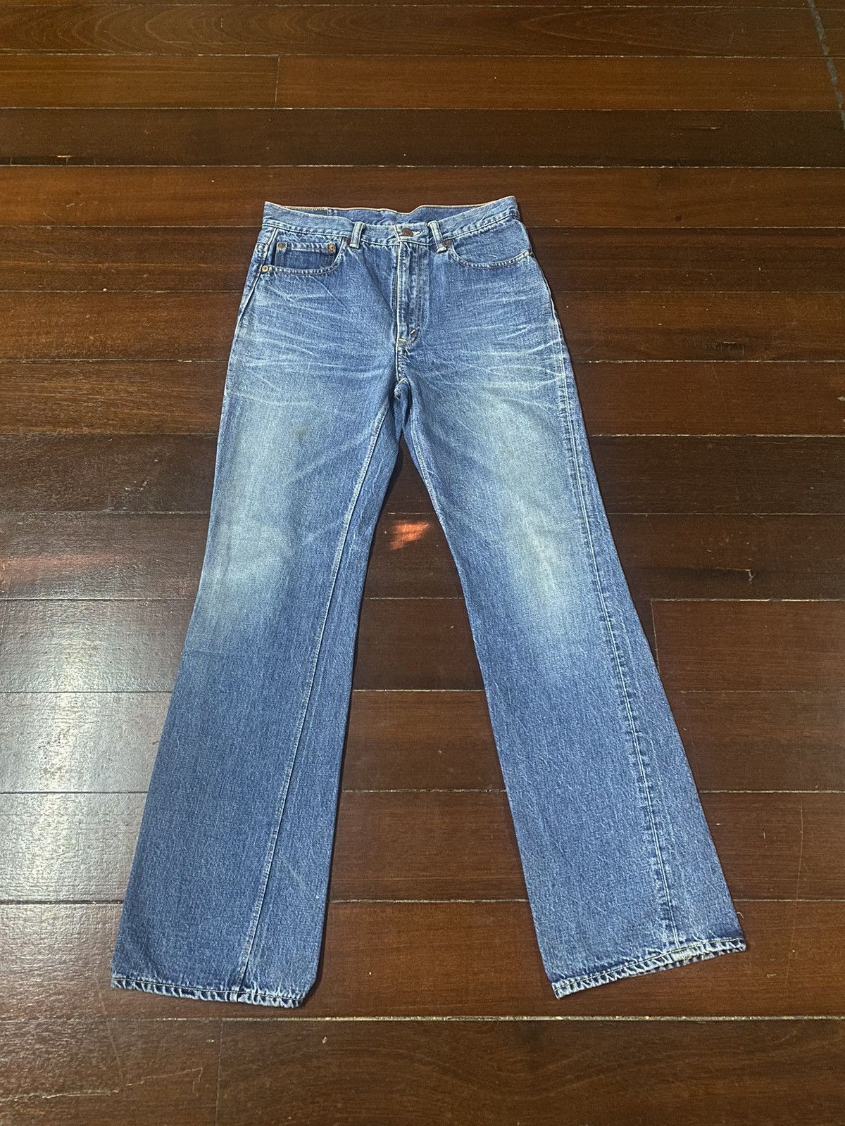 Warehouse Fire 🔥 vintage inspired 50s WAREHOUSE gripper zipper denim Size US 31 - 1 Thumbnail