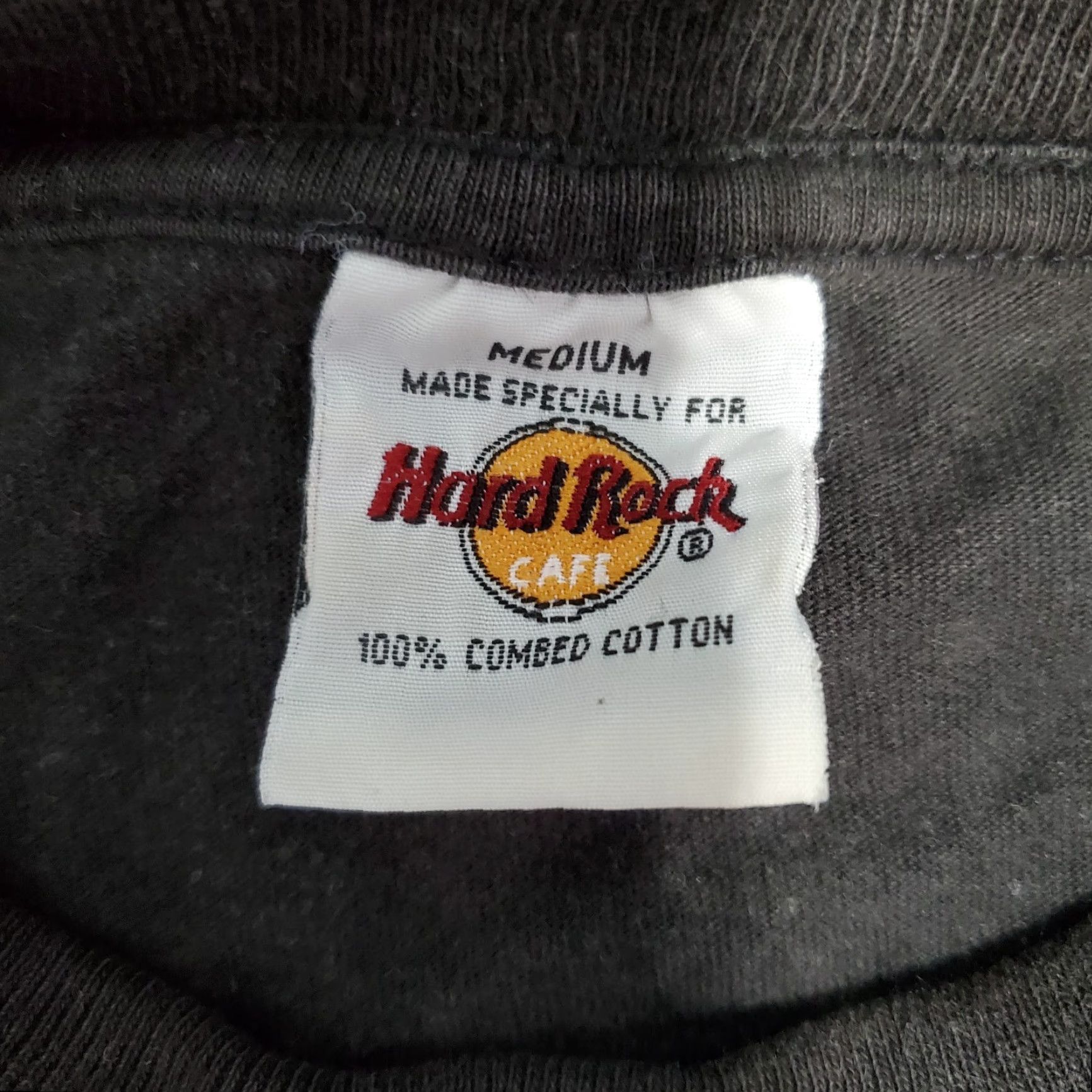 Hard Rock Cafe Hard Rock Cafe T-Shirt Shirt Men M Black 90s Vintage VGC Logo Graphic Short Sleeve Crew Neck Italy Size US M / EU 48-50 / 2 - 3 Thumbnail
