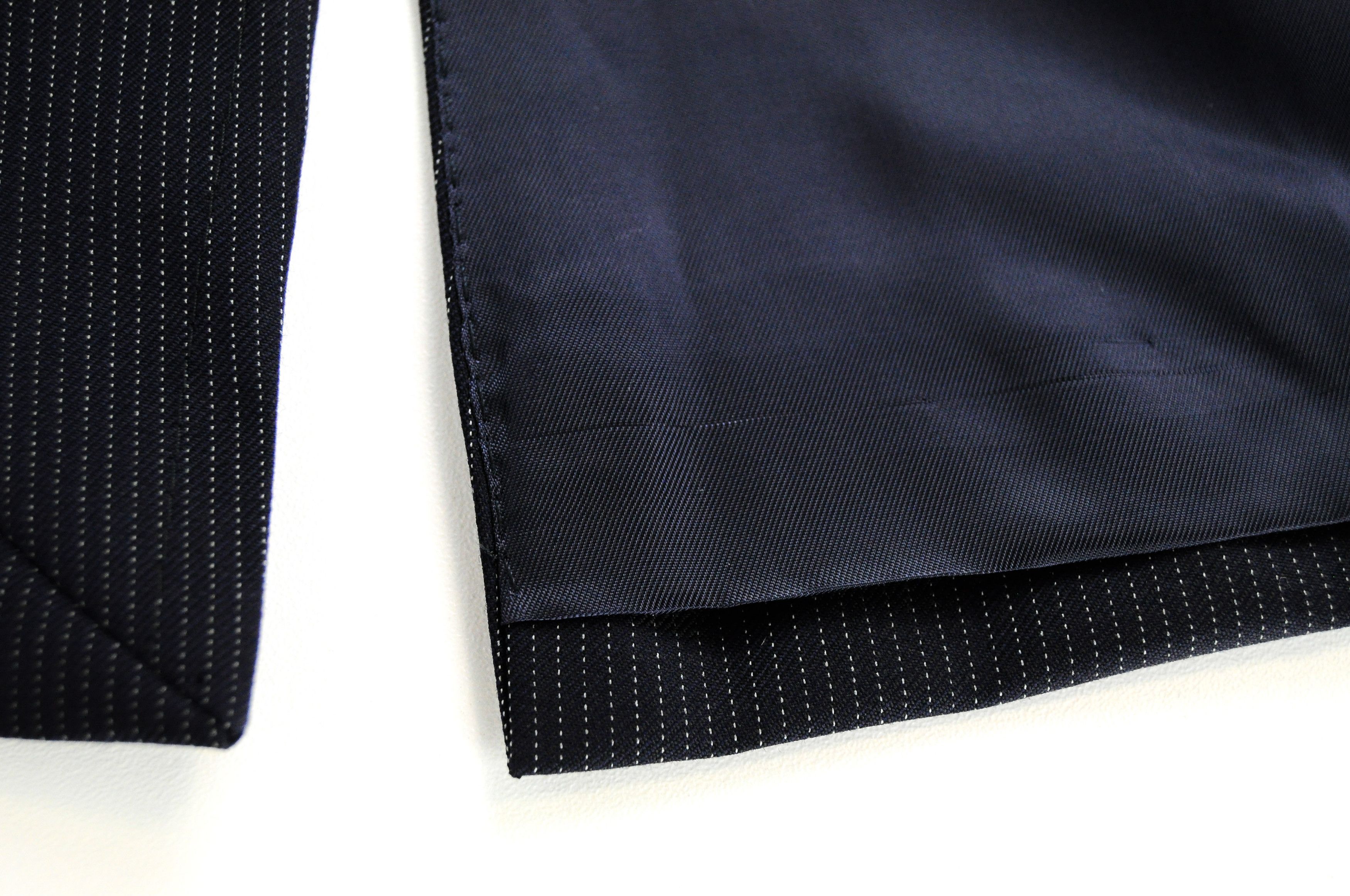 Suitsupply NAPOLI UK40L Wool Super110 Striped Navy Blazer 56077 Size 40L - 8 Thumbnail